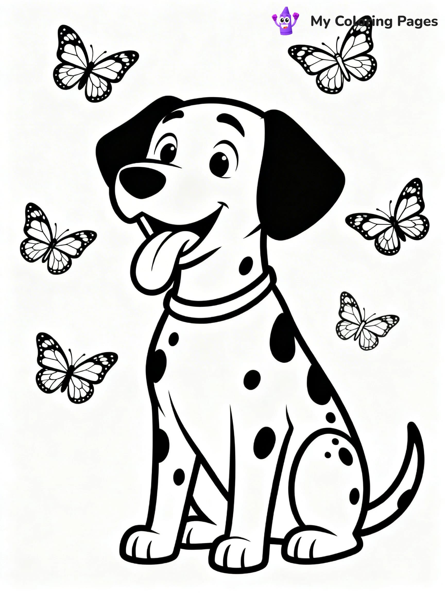 Dalmatian Coloring Pages - 10