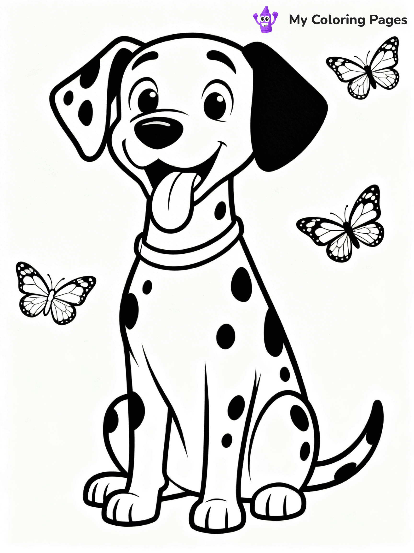 Dalmatian Coloring Pages - 9