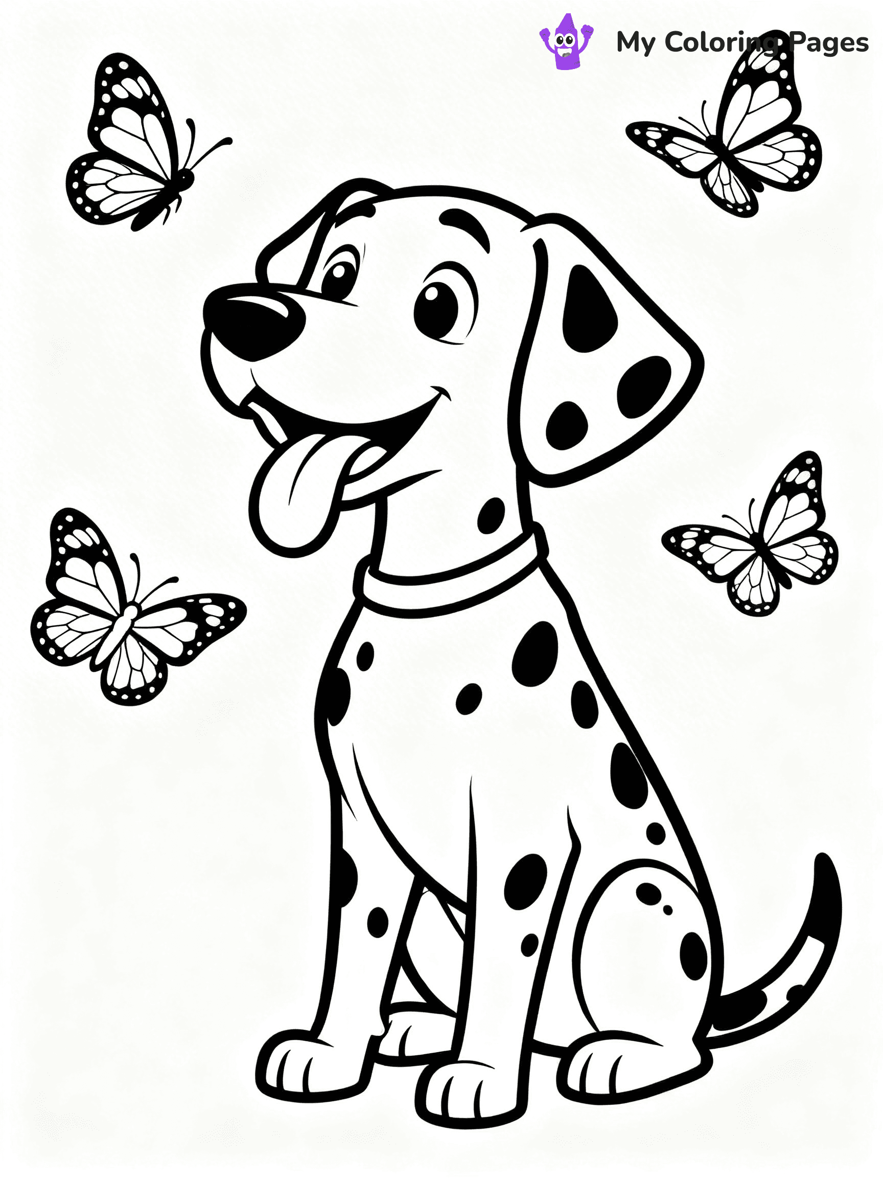 Dalmatian Coloring Pages - 8