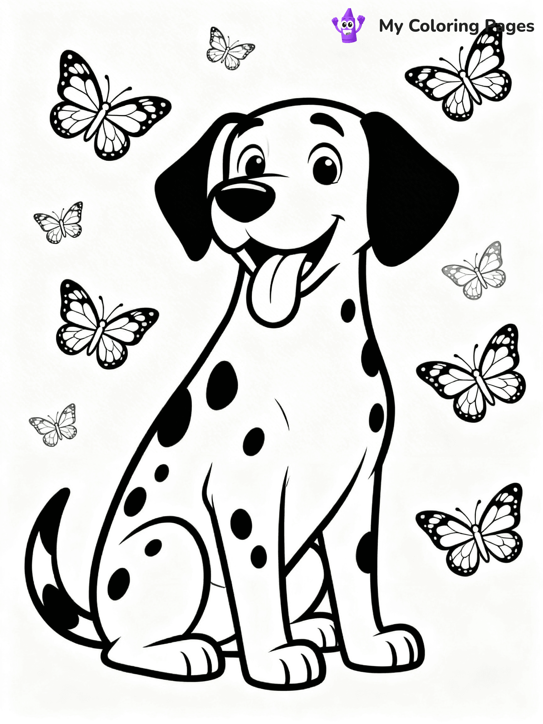 Dalmatian Coloring Pages - 7