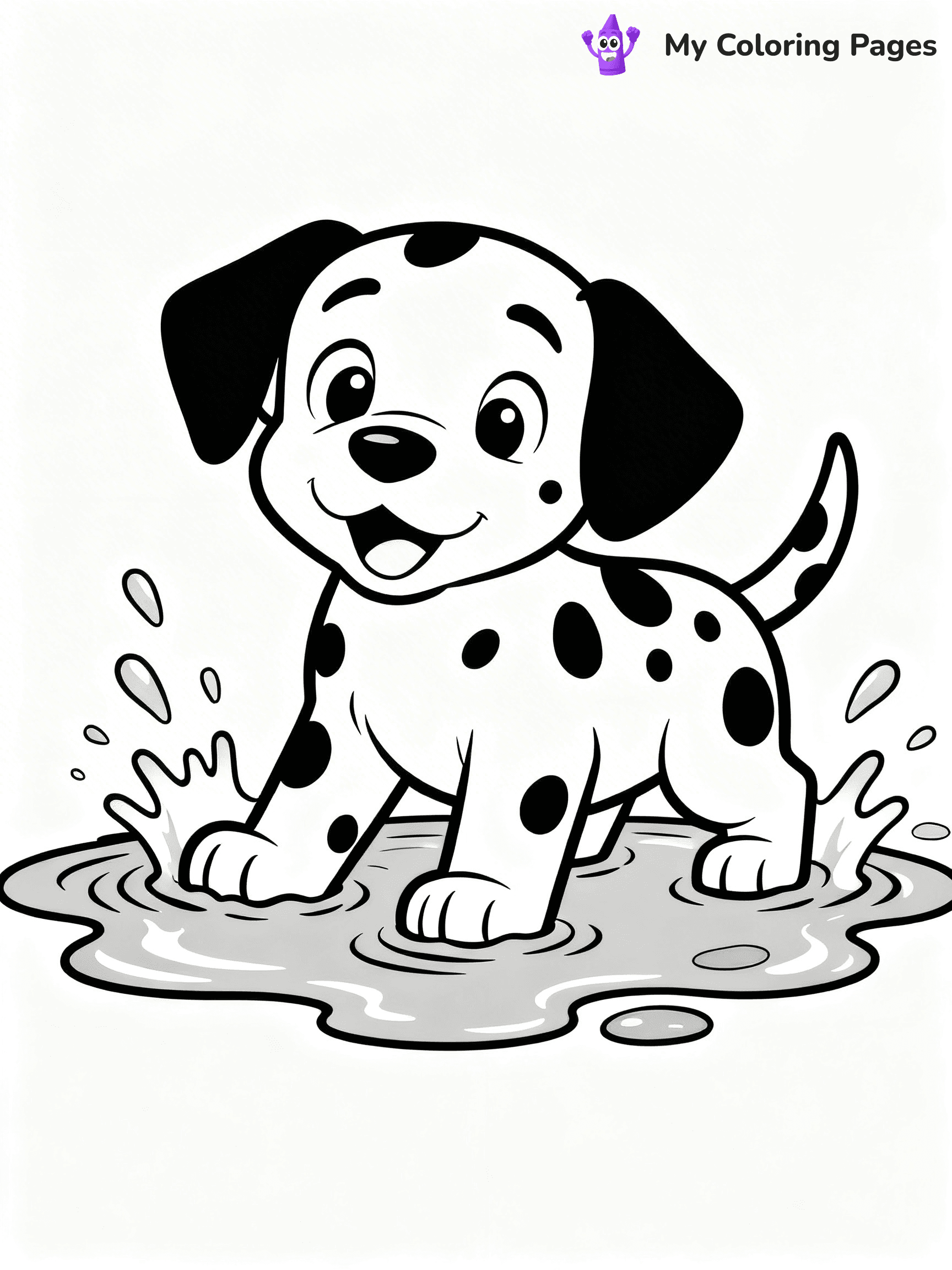 Dalmatian Coloring Pages - 6