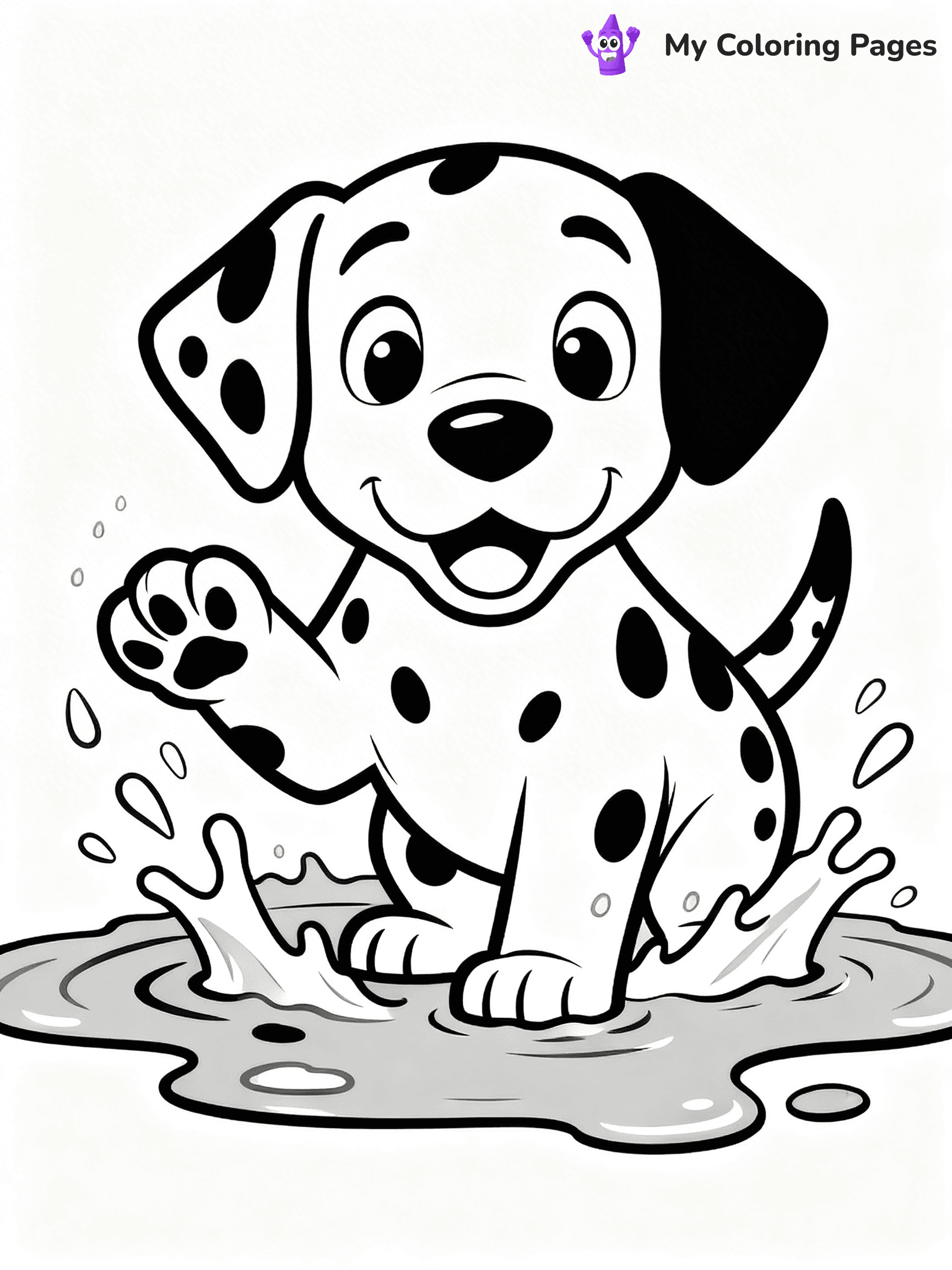 Dalmatian Coloring Pages - 5