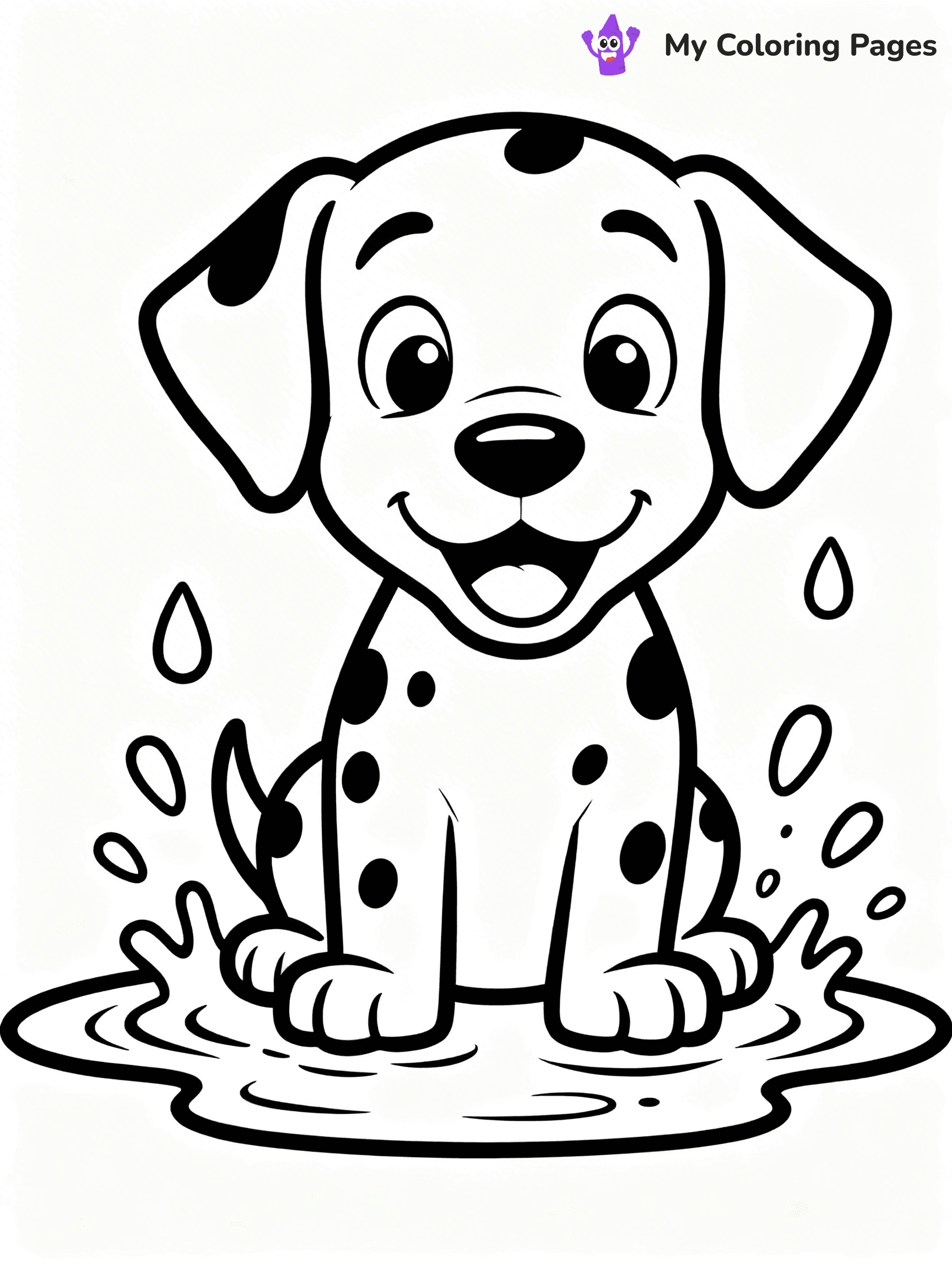 Dalmatian Coloring Pages - 4