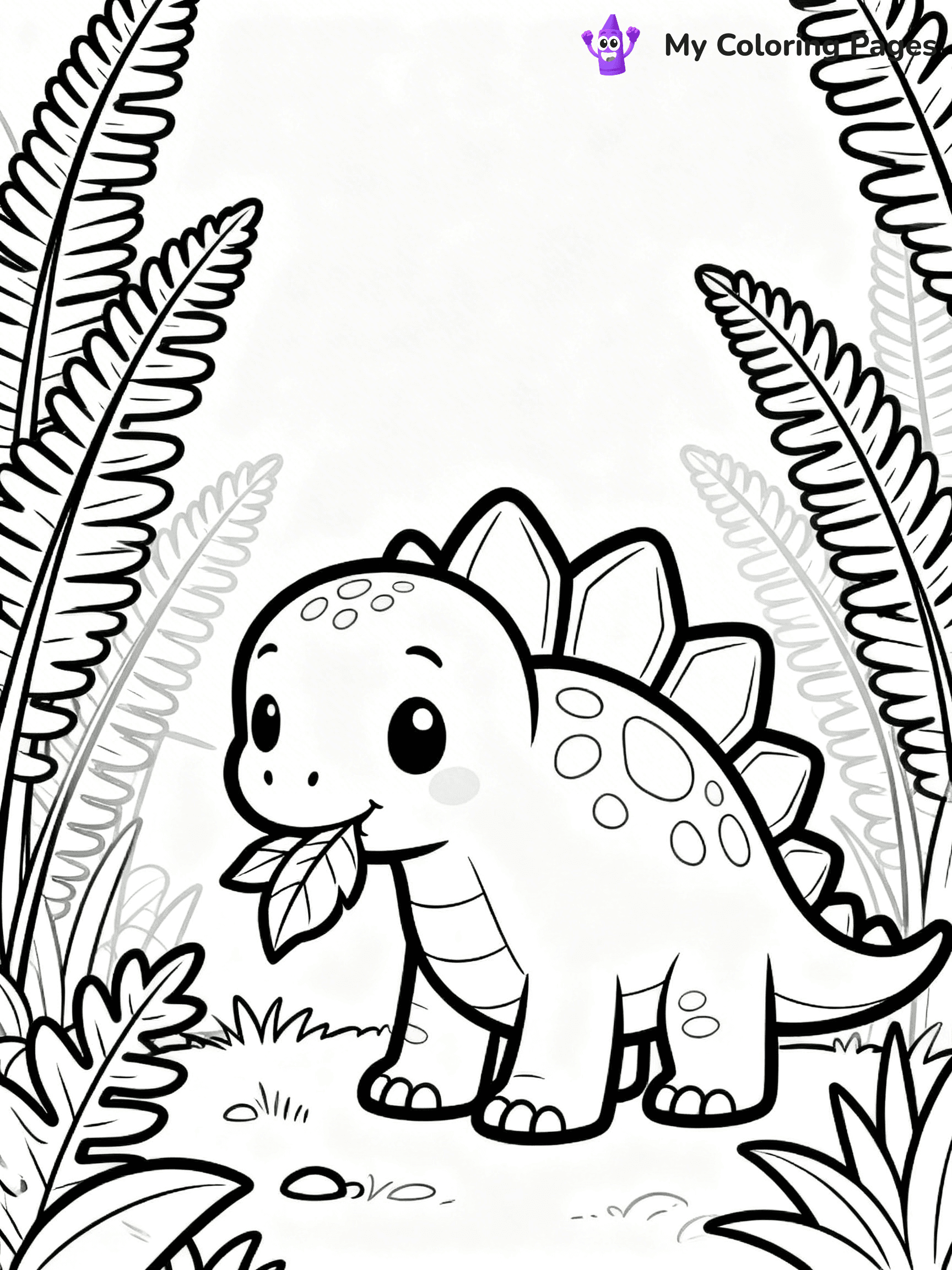 Dinosaur Coloring Pages Preschool - 45