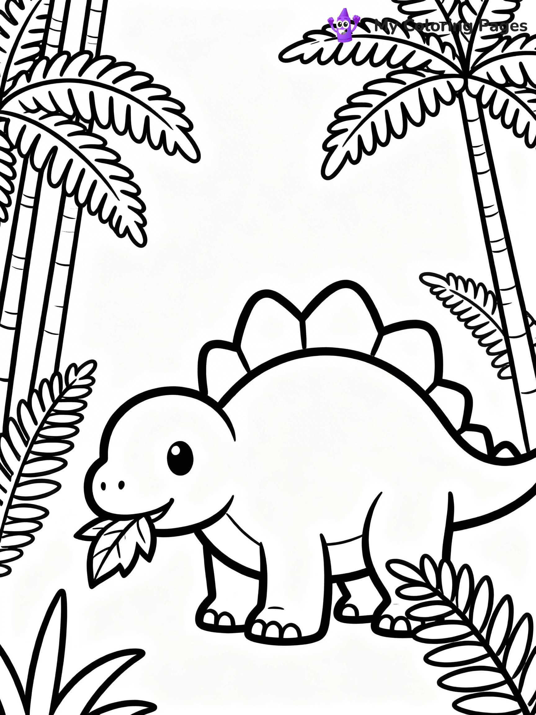 Dinosaur Coloring Pages Preschool - 42
