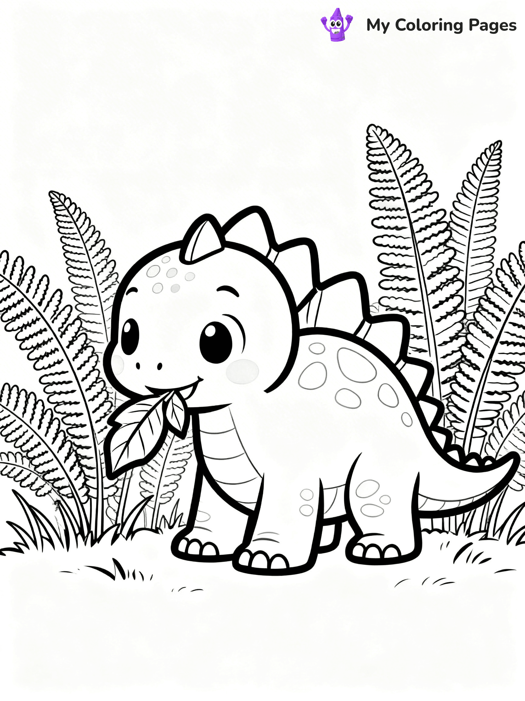 Dinosaur Coloring Pages Preschool - 41