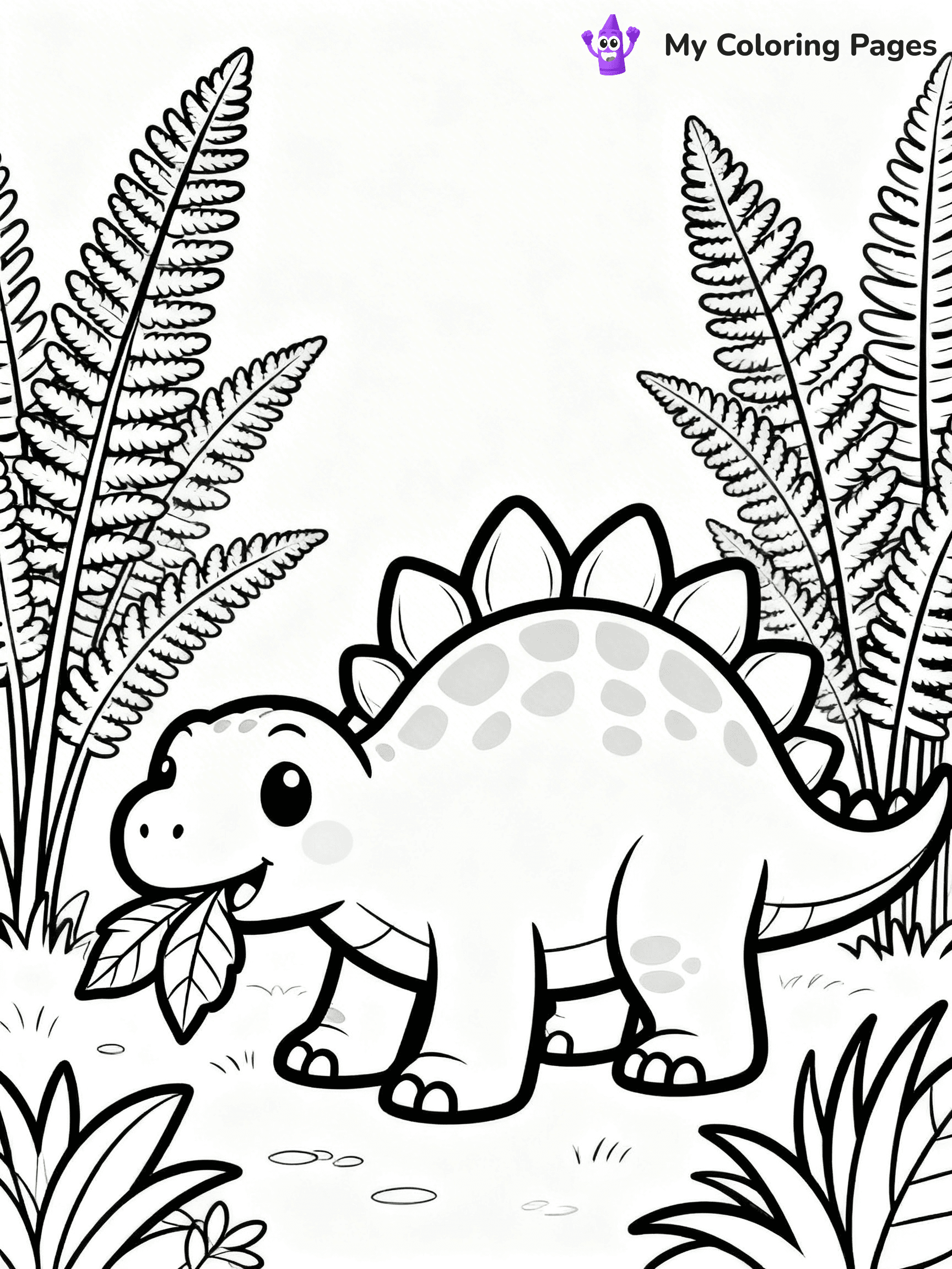 Dinosaur Coloring Pages Preschool - 39