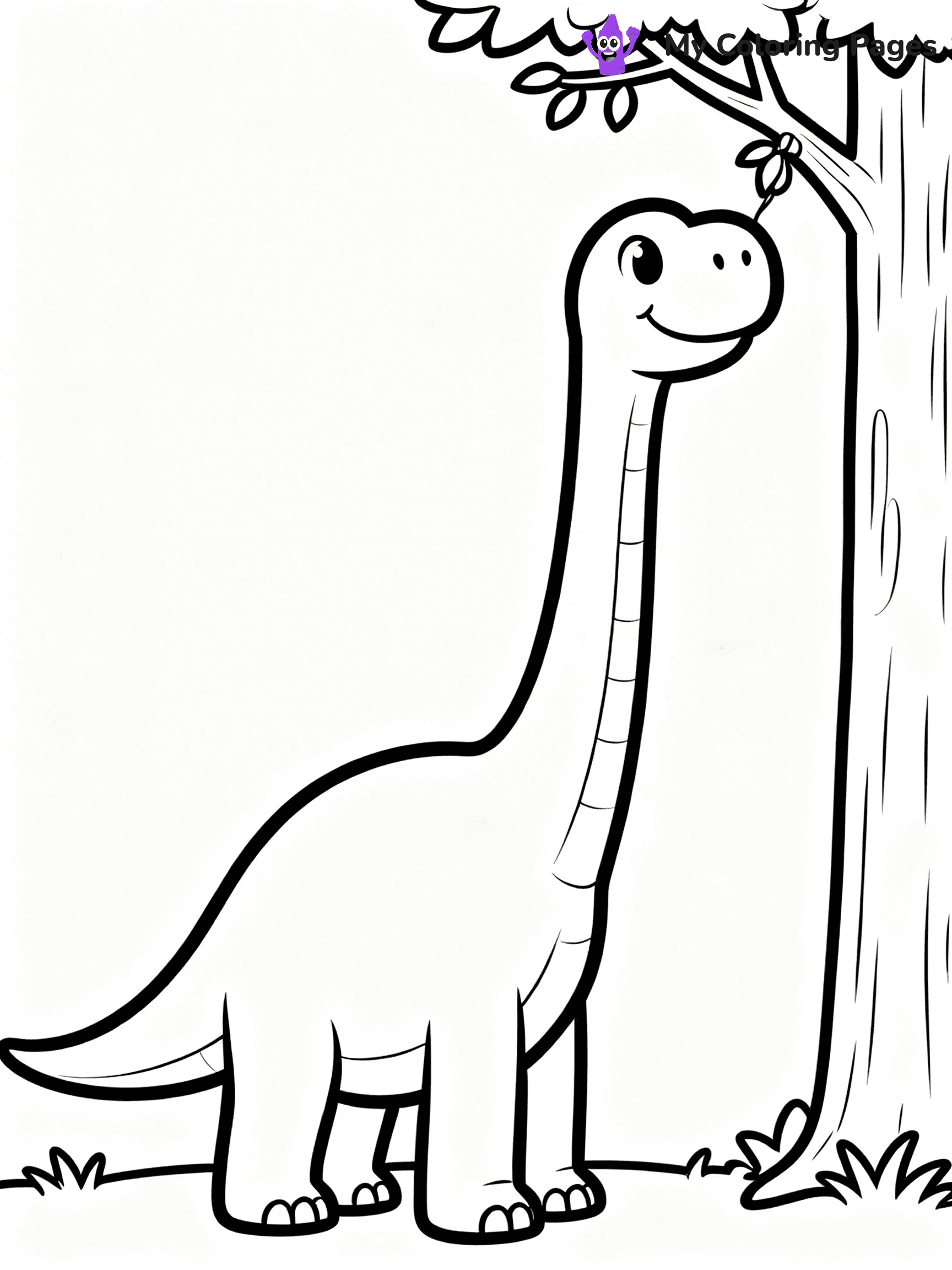 Dinosaur Coloring Pages Preschool - 36