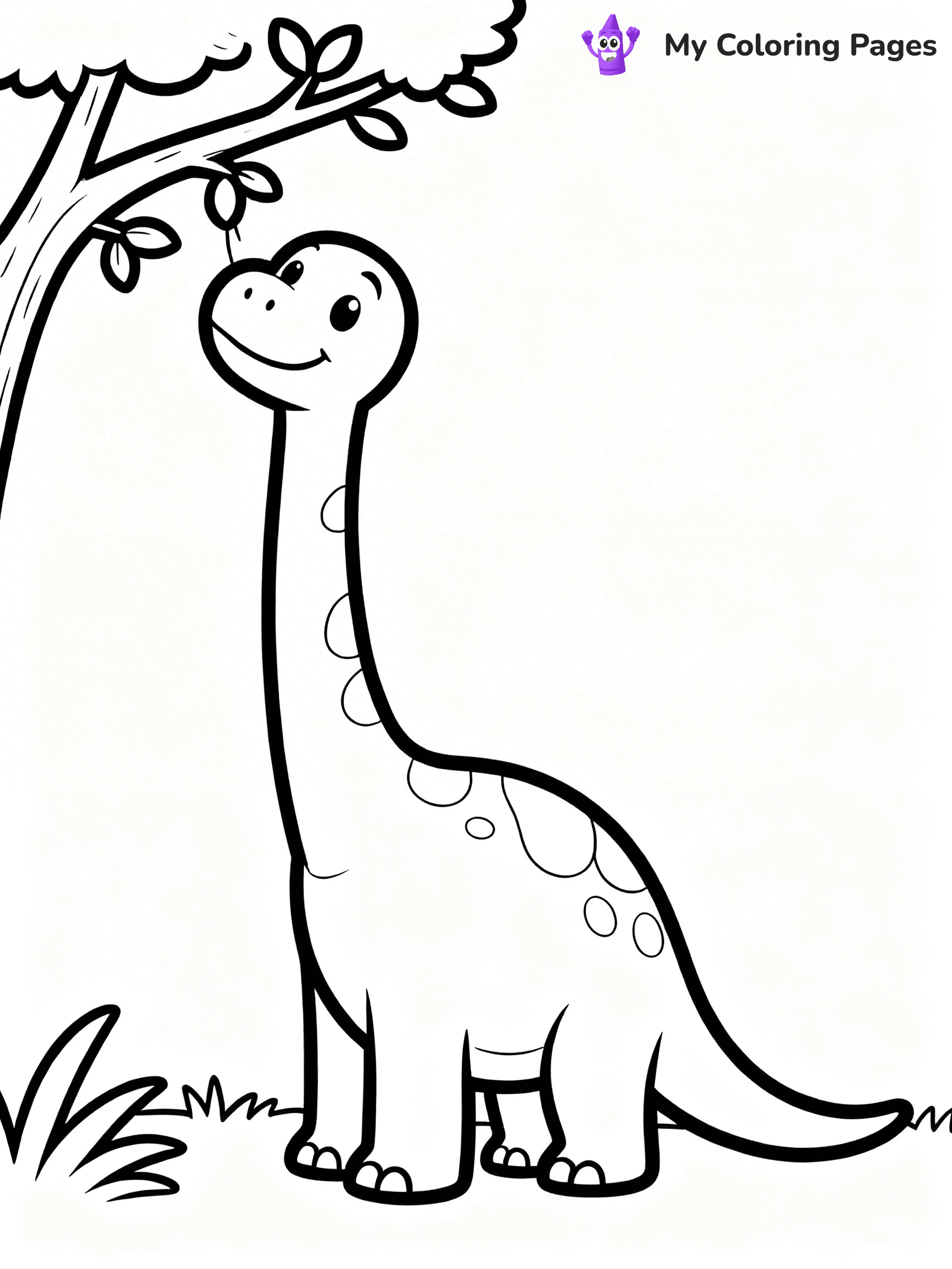 Dinosaur Coloring Pages Preschool - 35