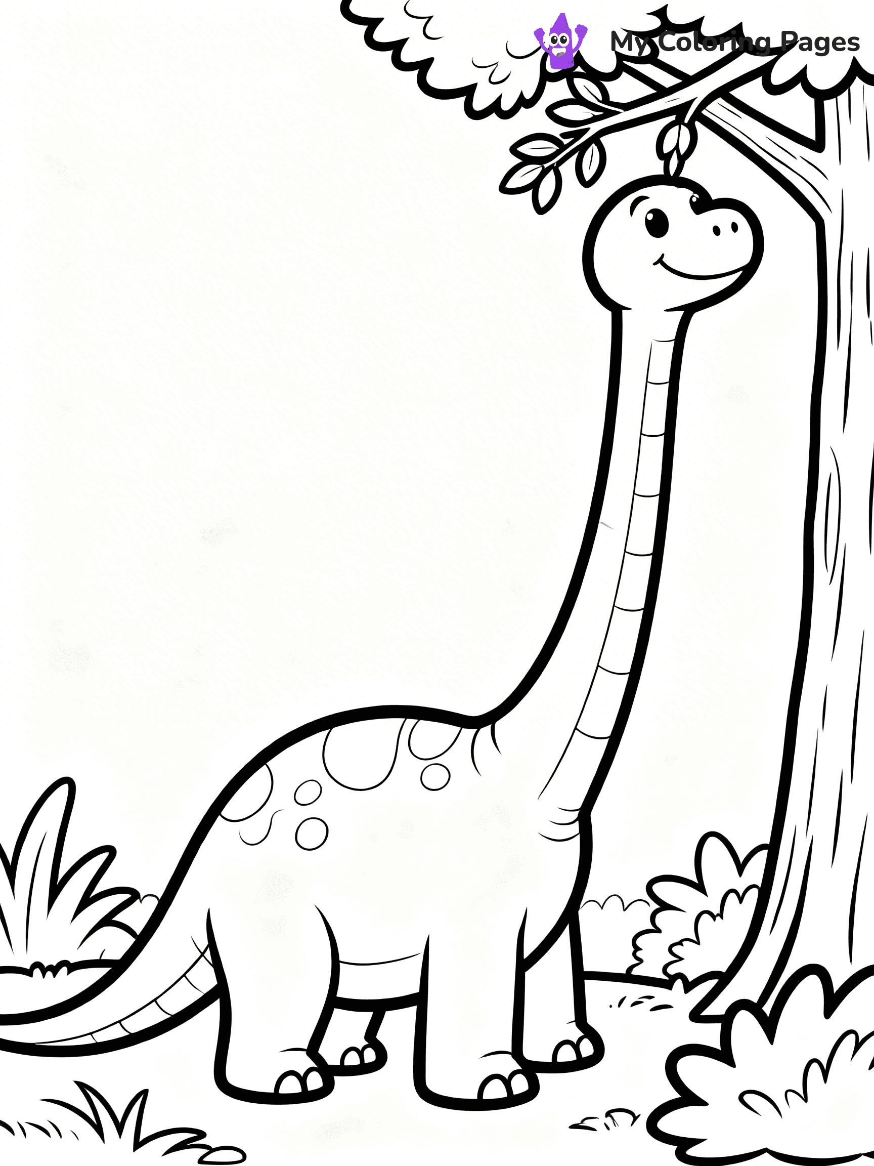 Dinosaur Coloring Pages Preschool - 34
