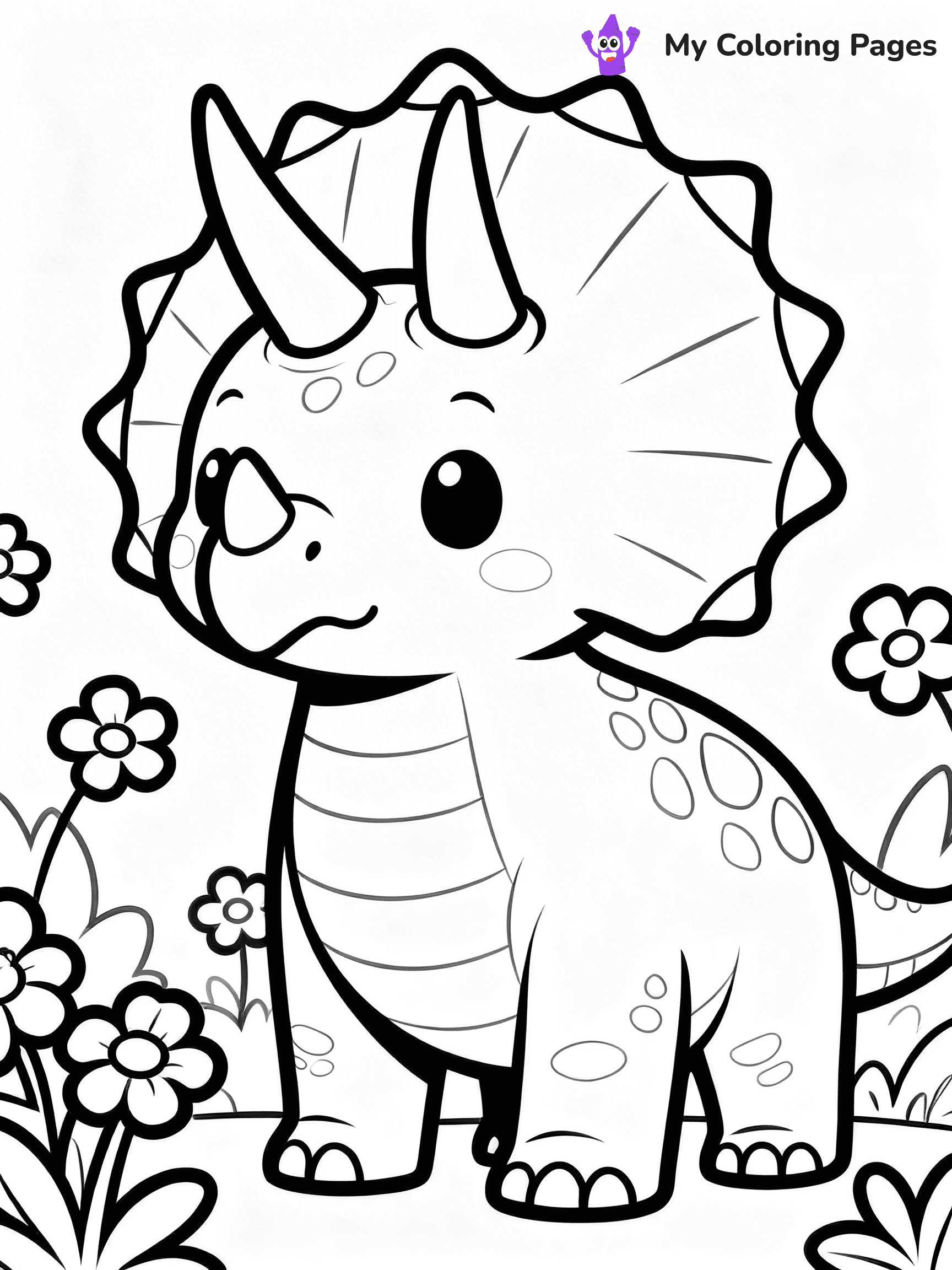 Dinosaur Coloring Pages Preschool - 30