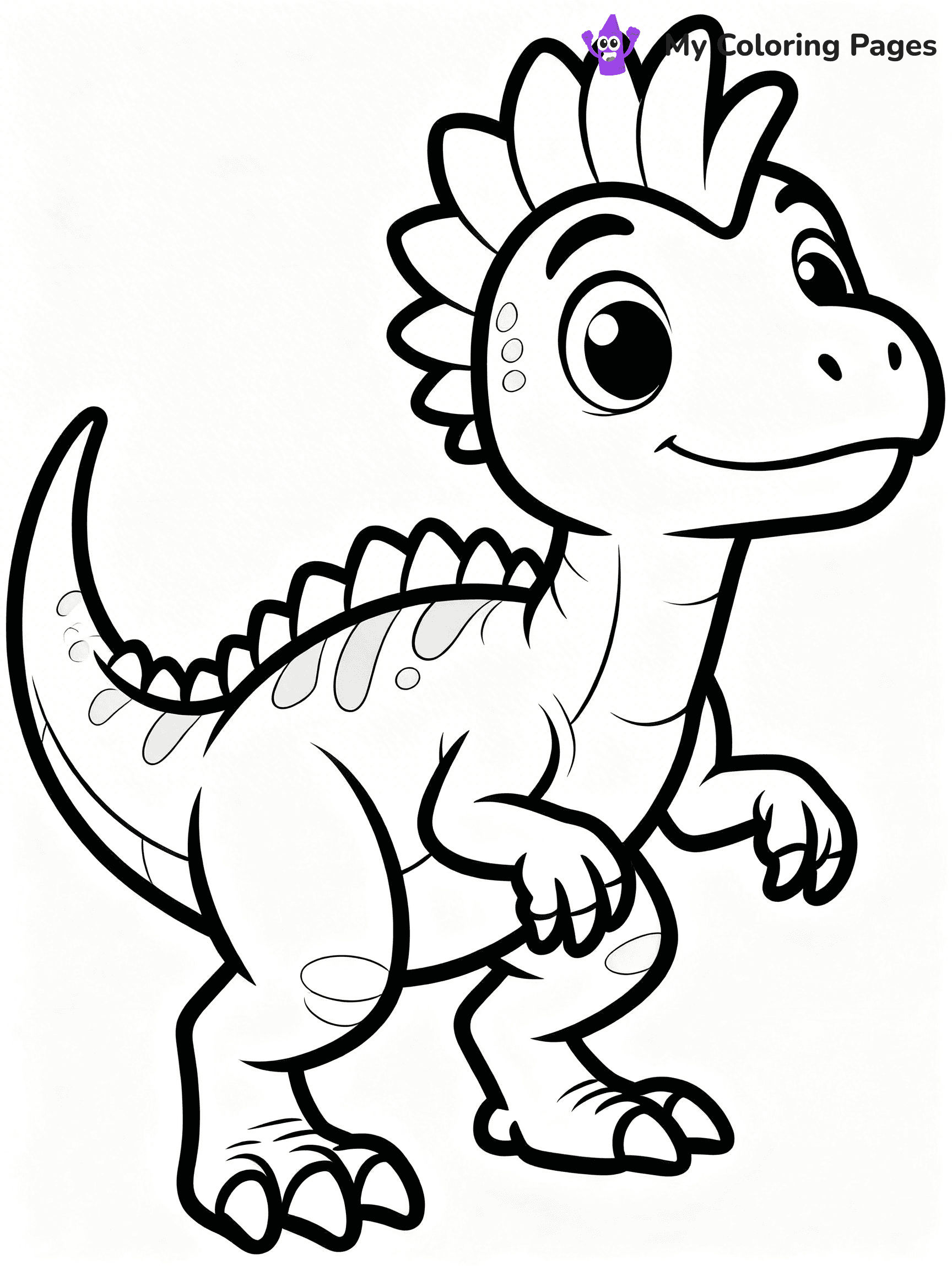 Dinosaur Coloring Pages Preschool - 19