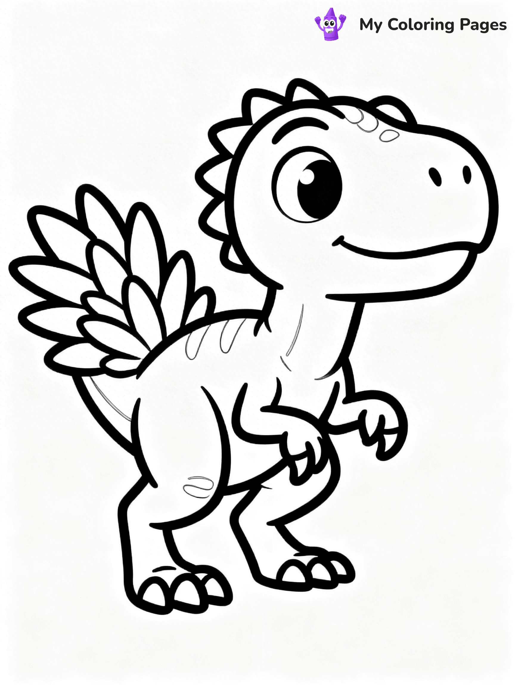 Dinosaur Coloring Pages Preschool - 15