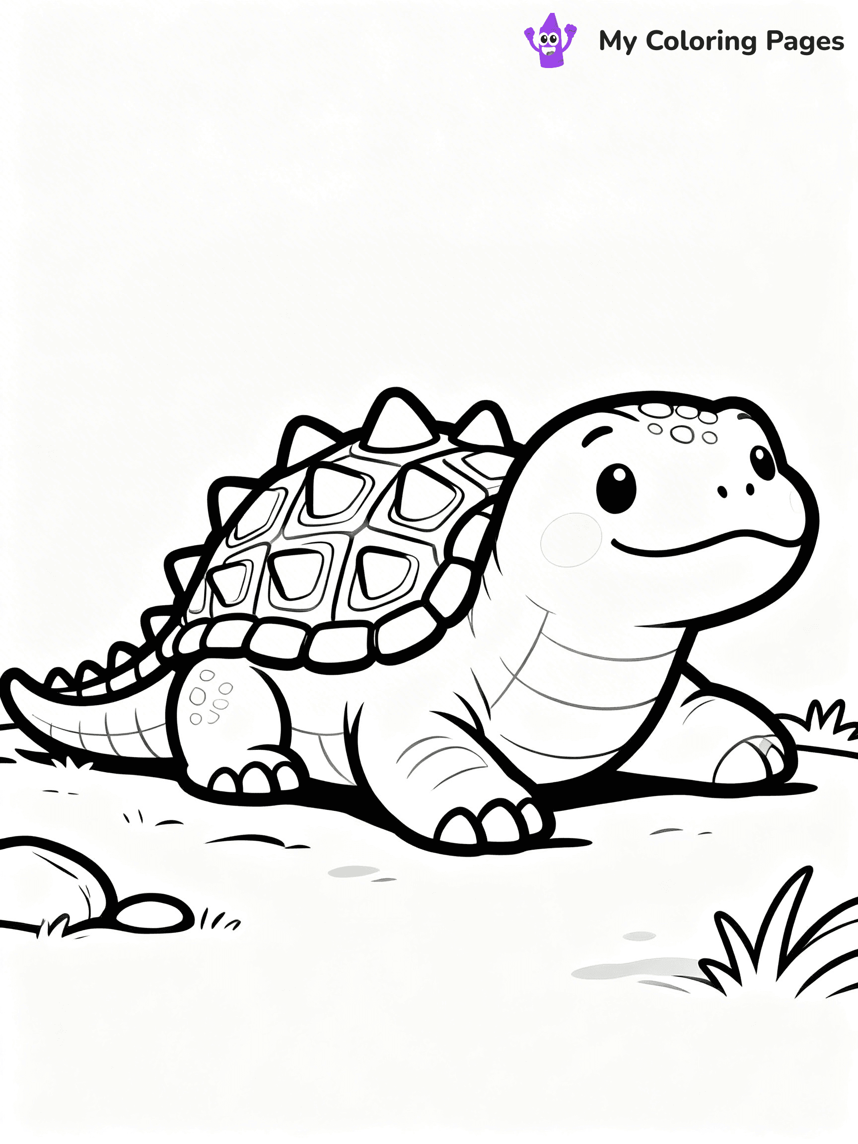 Dinosaur Coloring Pages Preschool - 7
