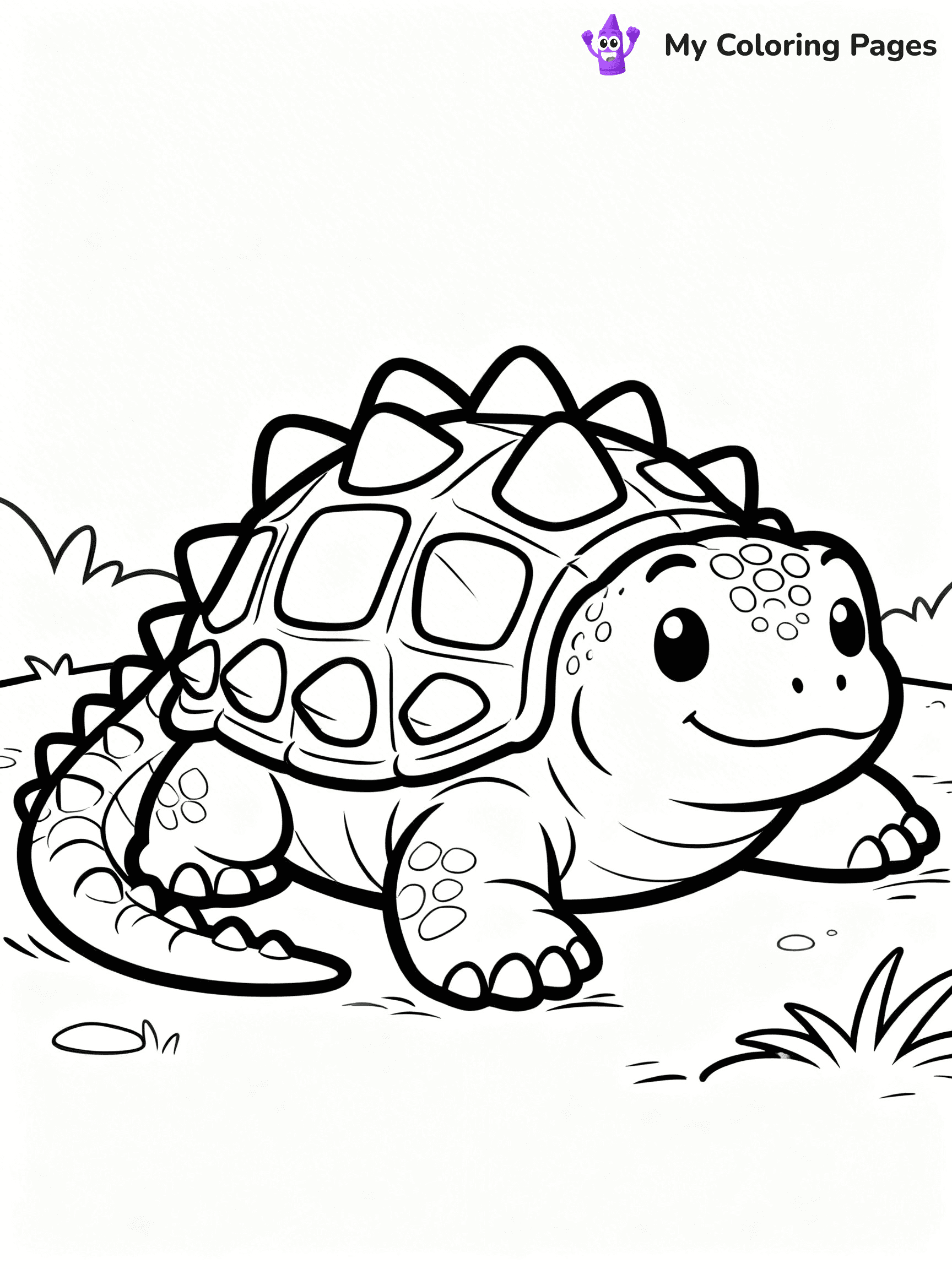 Dinosaur Coloring Pages Preschool - 5