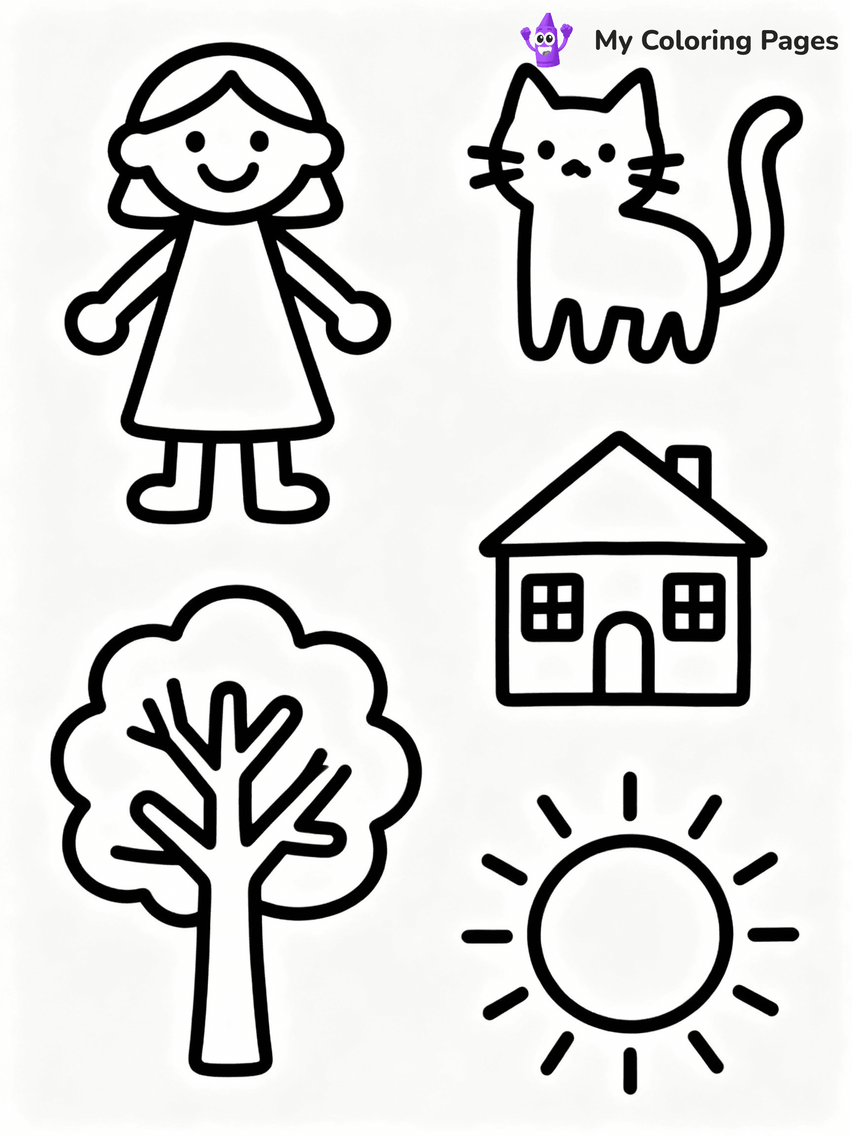 ⚠️ CRITICAL REQUIREMENT - ABSOLUTE BLACK AND WHITE ONLY ⚠️
This MUST be a BLACK AND WHITE line drawing ONLY. NO COLORS whatsoever.
- ONLY pure black lines (#000000) on pure white background (#FFFFFF)
- ABSOLUTELY NO colors, NO shading, NO gradients, NO grayscale
- If there are ANY colors in the output, the image is REJECTED
- This is a COLORING PAGE - meant to be COLORED IN by children
- The output must be UNCOLORED line art ready for coloring
⚠️ SUBJECT TO DRAW: Generate a coloring page of toca boca coloring pages
(REMEMBER: Output must be BLACK AND WHITE line art only, NOT colored!)
# COLORING PAGE: BLACK OUTLINES ONLY - WHITE BACKGROUND MANDATORY
Create a **coloring book page** using EXACTLY two values: black lines, white space.
## NON-NEGOTIABLE BINARY RULES
- **ONLY #000000 (black) and #FFFFFF (white)** - NO other values exist
- **EVERY PIXEL = BLACK OR WHITE** - no gray/shading/antialiasing
- **WHITE BACKGROUND MANDATORY** - entire canvas stays white
- **ALL SHAPES HOLLOW** - everything is empty outlines waiting to be colored
- **FORBIDDEN:** fills, shading, gradients, patterns, textures, colors
- **NO SOLID REGIONS** - if it's not a thin line, it's wrong
## Universal Line Standards
- Black outlines ONLY - thin, uniform weight
- Every shape completely empty inside
- Closed contours suitable for coloring
- Simple flat illustration - zero depth/3D/realism
- **Style:** Whimsical Doodle Art Alley - rounded, friendly outlines (unless specified)
## Everything = Outline Only
- Characters/animals: hollow shapes
- Objects/clothing: empty contours
- Backgrounds/scenery: line work only
- Natural elements: outlined forms
- Dark/night areas: don't exist (use outlined symbols)
- Textures/patterns: convert to simple lines
## The Test
Can a child color EVERY white space with crayons? If any area is pre-filled/shaded/gray or colored in, it FAILS. Every shape must be waiting to receive color.
**FINAL OUTPUT**: Binary coloring page. Black lines define shapes. White spaces ready for coloring. Nothing else exists. No exceptions. Print-ready.
⚠️ FINAL REMINDER: Draw the subject "Generate a coloring page of toca boca coloring pages" as BLACK AND WHITE line art. Zero colors in output.