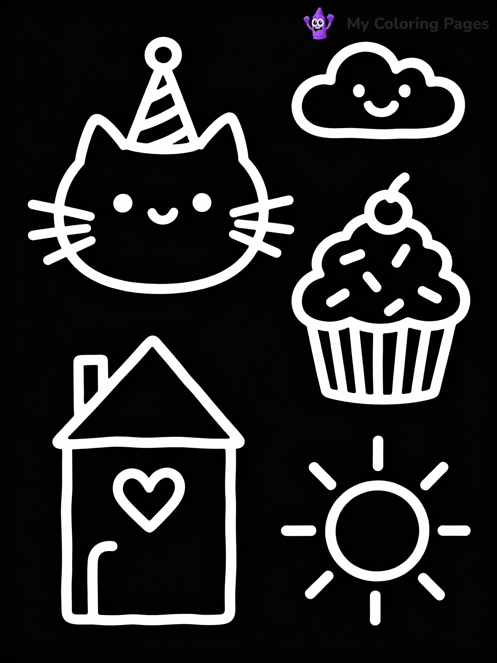 ⚠️ CRITICAL REQUIREMENT - ABSOLUTE BLACK AND WHITE ONLY ⚠️
This MUST be a BLACK AND WHITE line drawing ONLY. NO COLORS whatsoever.
- ONLY pure black lines (#000000) on pure white background (#FFFFFF)
- ABSOLUTELY NO colors, NO shading, NO gradients, NO grayscale
- If there are ANY colors in the output, the image is REJECTED
- This is a COLORING PAGE - meant to be COLORED IN by children
- The output must be UNCOLORED line art ready for coloring
⚠️ SUBJECT TO DRAW: Generate a coloring page of toca boca coloring pages
(REMEMBER: Output must be BLACK AND WHITE line art only, NOT colored!)
# COLORING PAGE: BLACK OUTLINES ONLY - WHITE BACKGROUND MANDATORY
Create a **coloring book page** using EXACTLY two values: black lines, white space.
## NON-NEGOTIABLE BINARY RULES
- **ONLY #000000 (black) and #FFFFFF (white)** - NO other values exist
- **EVERY PIXEL = BLACK OR WHITE** - no gray/shading/antialiasing
- **WHITE BACKGROUND MANDATORY** - entire canvas stays white
- **ALL SHAPES HOLLOW** - everything is empty outlines waiting to be colored
- **FORBIDDEN:** fills, shading, gradients, patterns, textures, colors
- **NO SOLID REGIONS** - if it's not a thin line, it's wrong
## Universal Line Standards
- Black outlines ONLY - thin, uniform weight
- Every shape completely empty inside
- Closed contours suitable for coloring
- Simple flat illustration - zero depth/3D/realism
- **Style:** Whimsical Doodle Art Alley - rounded, friendly outlines (unless specified)
## Everything = Outline Only
- Characters/animals: hollow shapes
- Objects/clothing: empty contours
- Backgrounds/scenery: line work only
- Natural elements: outlined forms
- Dark/night areas: don't exist (use outlined symbols)
- Textures/patterns: convert to simple lines
## The Test
Can a child color EVERY white space with crayons? If any area is pre-filled/shaded/gray or colored in, it FAILS. Every shape must be waiting to receive color.
**FINAL OUTPUT**: Binary coloring page. Black lines define shapes. White spaces ready for coloring. Nothing else exists. No exceptions. Print-ready.
⚠️ FINAL REMINDER: Draw the subject "Generate a coloring page of toca boca coloring pages" as BLACK AND WHITE line art. Zero colors in output.