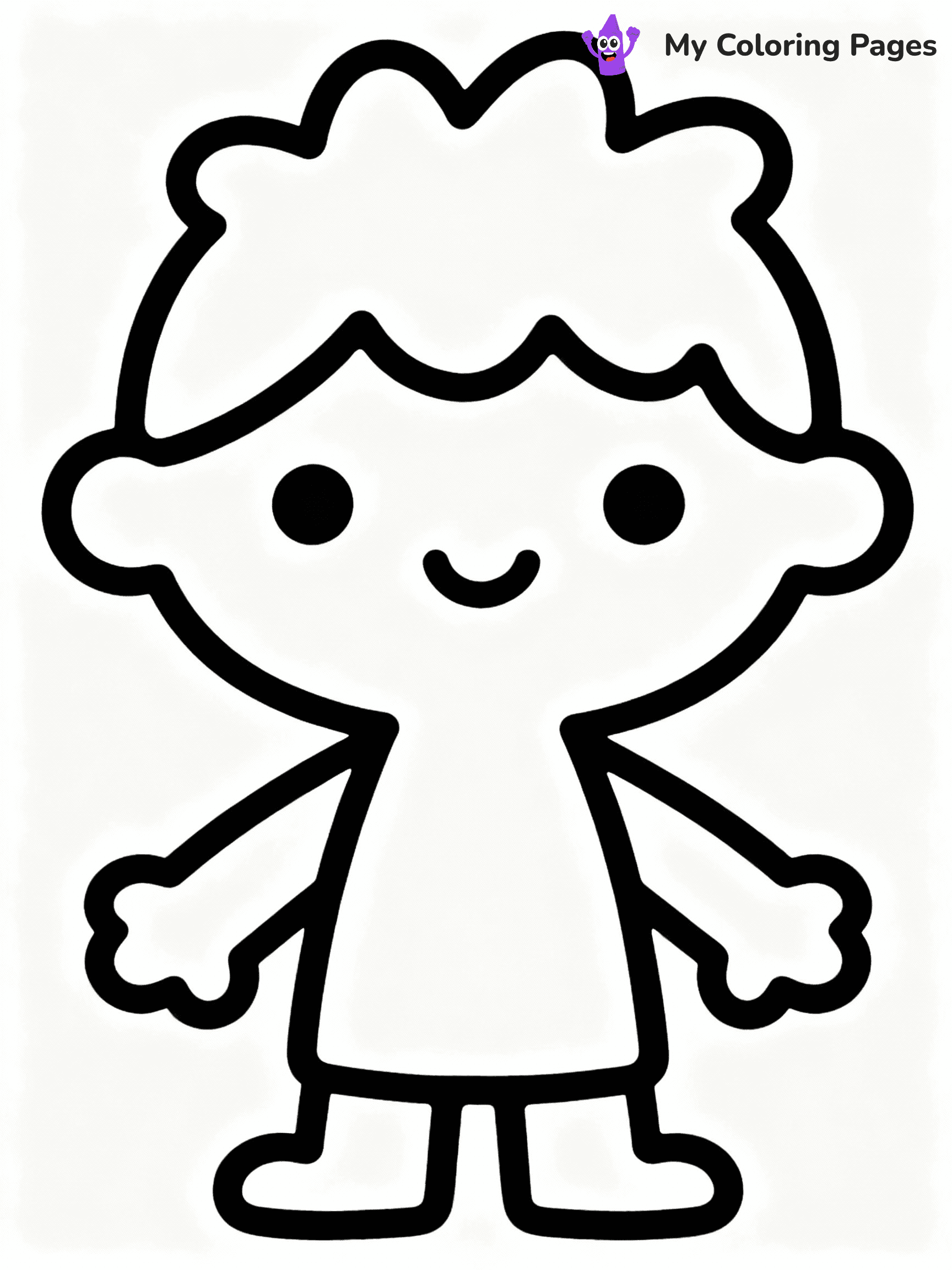 ⚠️ CRITICAL REQUIREMENT - ABSOLUTE BLACK AND WHITE ONLY ⚠️
This MUST be a BLACK AND WHITE line drawing ONLY. NO COLORS whatsoever.
- ONLY pure black lines (#000000) on pure white background (#FFFFFF)
- ABSOLUTELY NO colors, NO shading, NO gradients, NO grayscale
- If there are ANY colors in the output, the image is REJECTED
- This is a COLORING PAGE - meant to be COLORED IN by children
- The output must be UNCOLORED line art ready for coloring
⚠️ SUBJECT TO DRAW: Toca Boca
(REMEMBER: Output must be BLACK AND WHITE line art only, NOT colored!)
# COLORING PAGE: BLACK OUTLINES ONLY - WHITE BACKGROUND MANDATORY
Create a **coloring book page** using EXACTLY two values: black lines, white space.
## NON-NEGOTIABLE BINARY RULES
- **ONLY #000000 (black) and #FFFFFF (white)** - NO other values exist
- **EVERY PIXEL = BLACK OR WHITE** - no gray/shading/antialiasing
- **WHITE BACKGROUND MANDATORY** - entire canvas stays white
- **ALL SHAPES HOLLOW** - everything is empty outlines waiting to be colored
- **FORBIDDEN:** fills, shading, gradients, patterns, textures, colors
- **NO SOLID REGIONS** - if it's not a thin line, it's wrong
## Universal Line Standards
- Black outlines ONLY - thin, uniform weight
- Every shape completely empty inside
- Closed contours suitable for coloring
- Simple flat illustration - zero depth/3D/realism
- **Style:** Whimsical Doodle Art Alley - rounded, friendly outlines (unless specified)
## Everything = Outline Only
- Characters/animals: hollow shapes
- Objects/clothing: empty contours
- Backgrounds/scenery: line work only
- Natural elements: outlined forms
- Dark/night areas: don't exist (use outlined symbols)
- Textures/patterns: convert to simple lines
## The Test
Can a child color EVERY white space with crayons? If any area is pre-filled/shaded/gray or colored in, it FAILS. Every shape must be waiting to receive color.
**FINAL OUTPUT**: Binary coloring page. Black lines define shapes. White spaces ready for coloring. Nothing else exists. No exceptions. Print-ready.
⚠️ FINAL REMINDER: Draw the subject "Toca Boca" as BLACK AND WHITE line art. Zero colors in output.