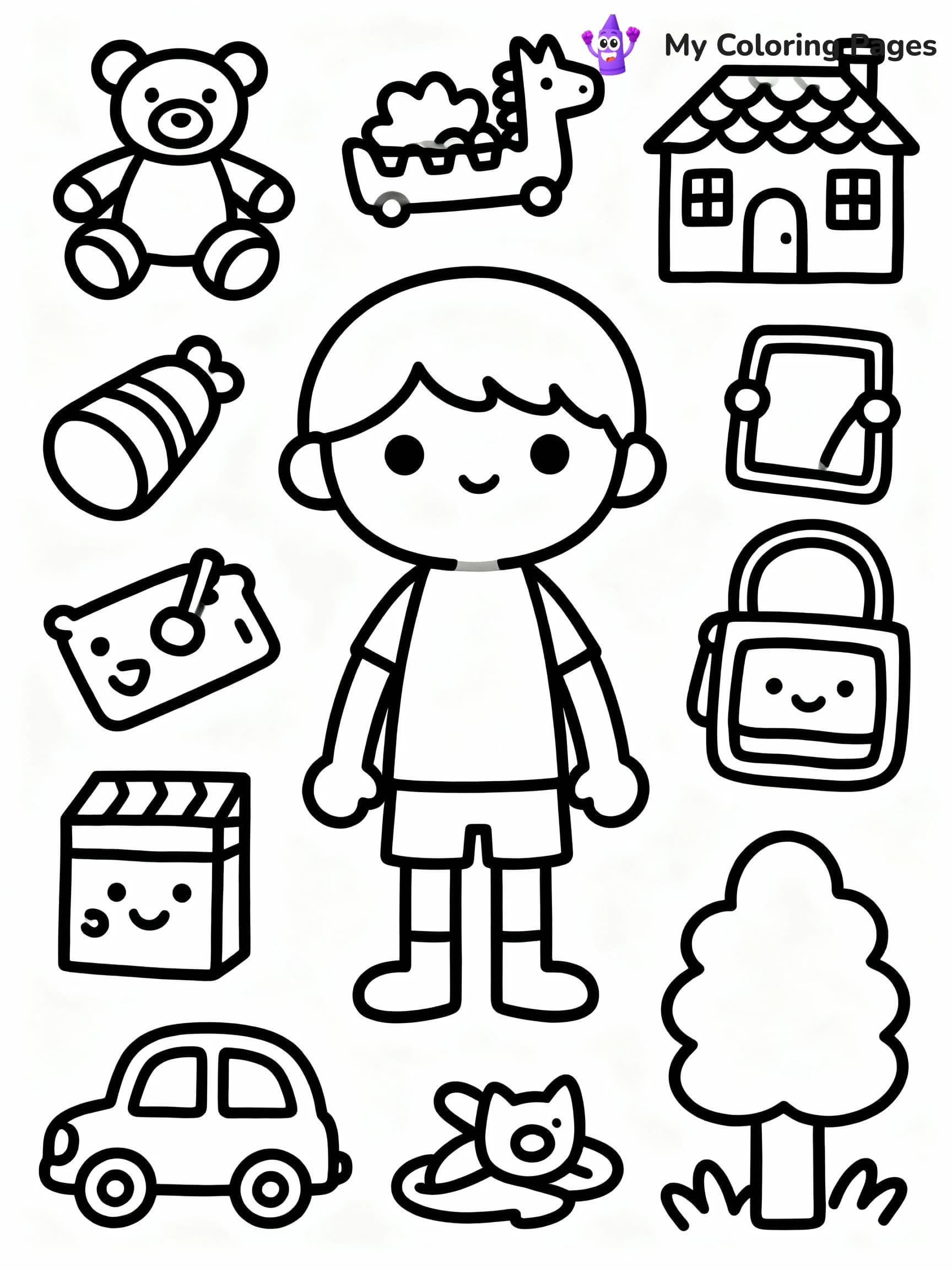 Toca Boca Coloring Pages - 1