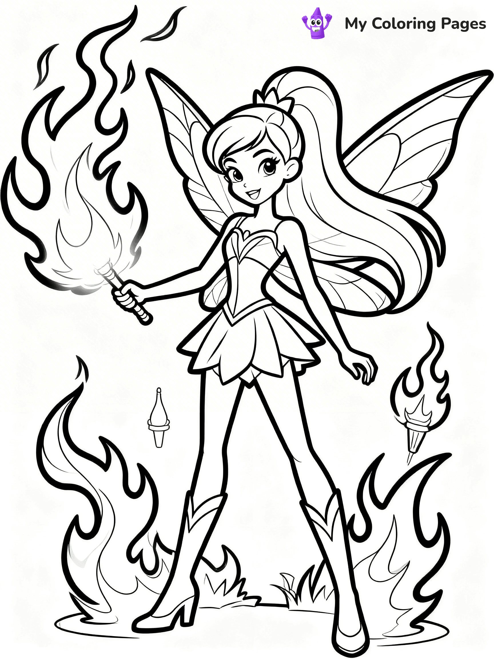 Winx Coloring Pages - 12