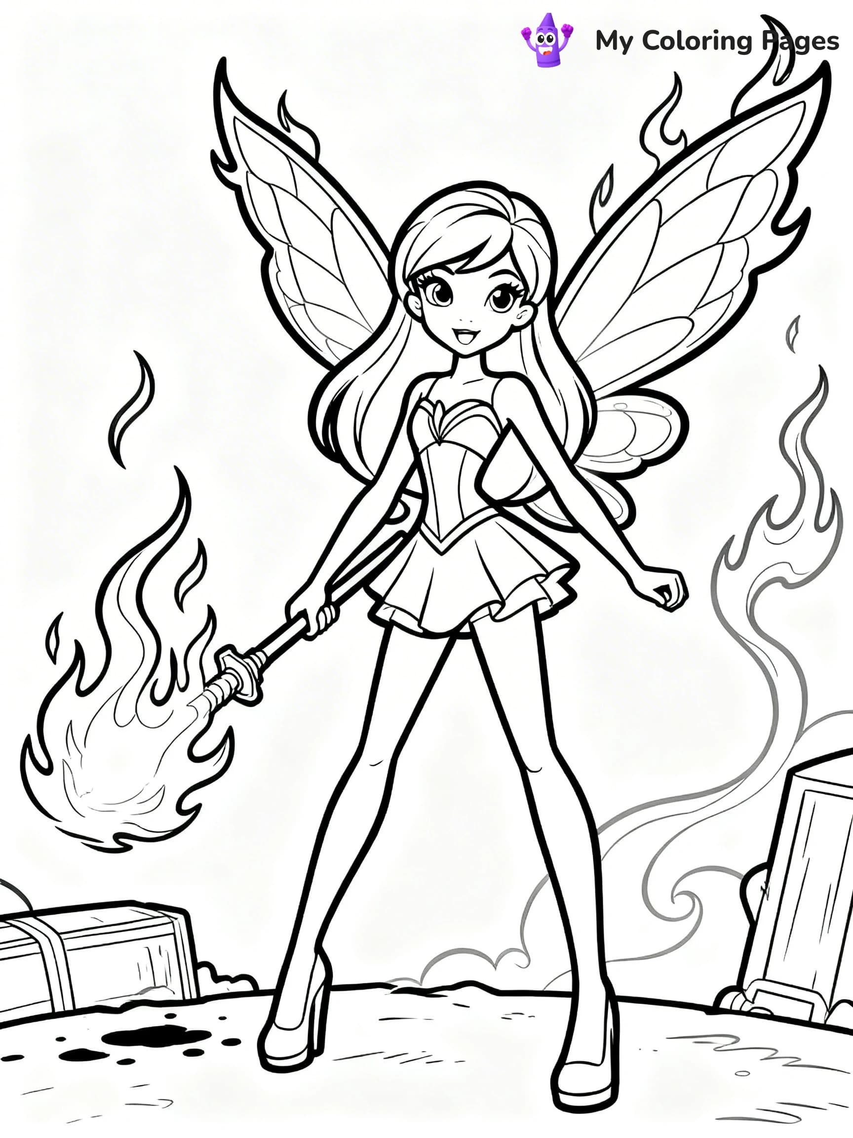Winx Coloring Pages - 10