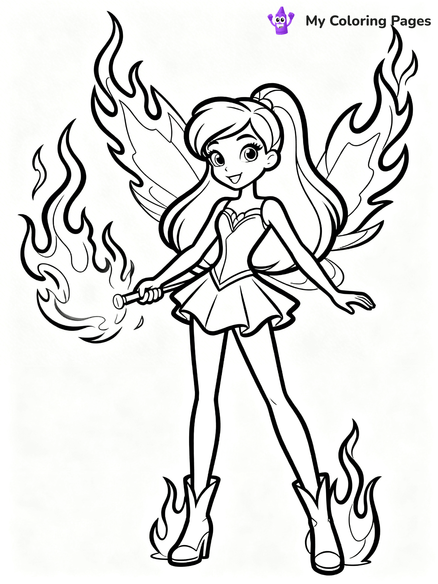 Winx Coloring Pages - 8