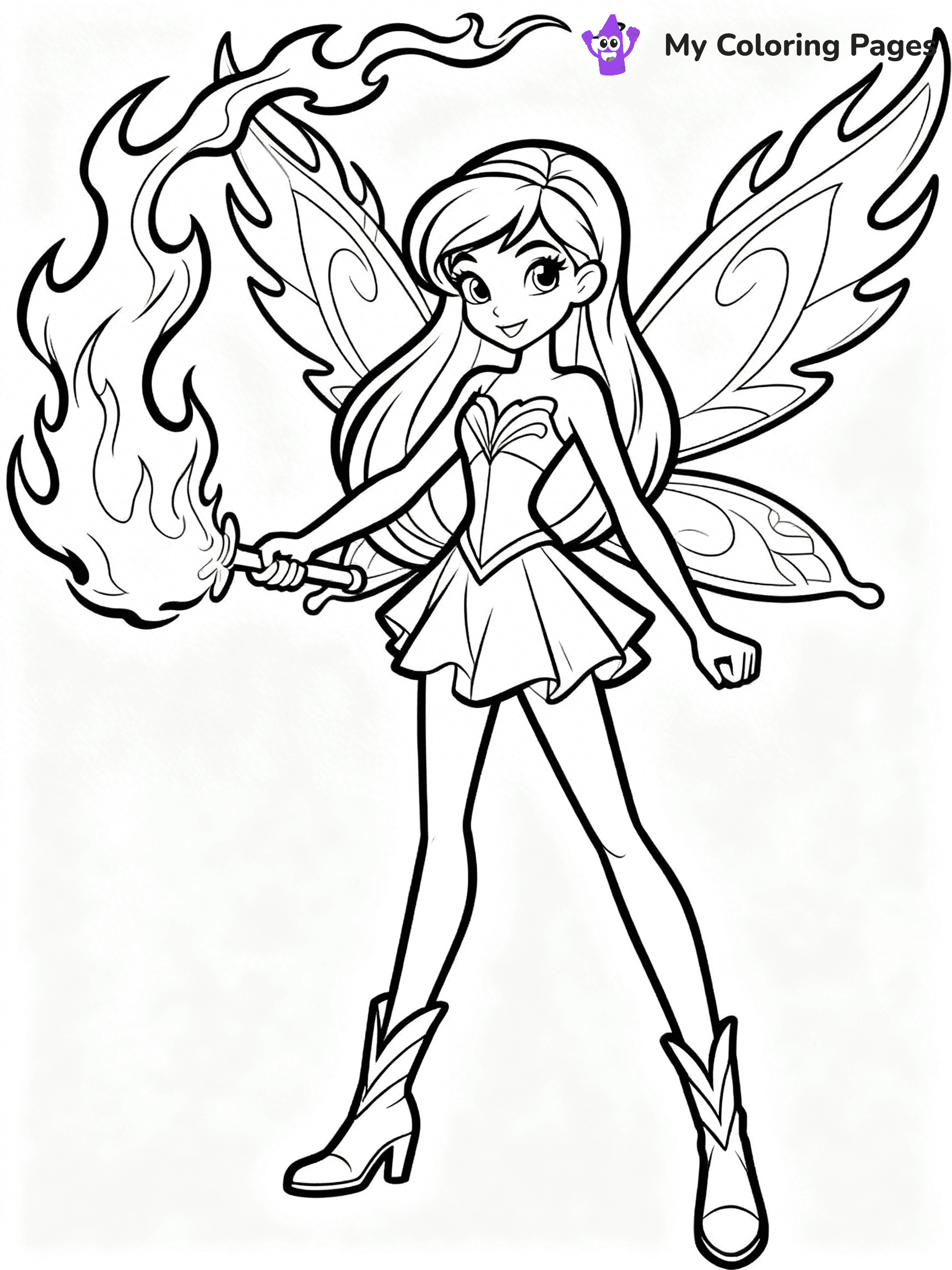Winx Coloring Pages - 7