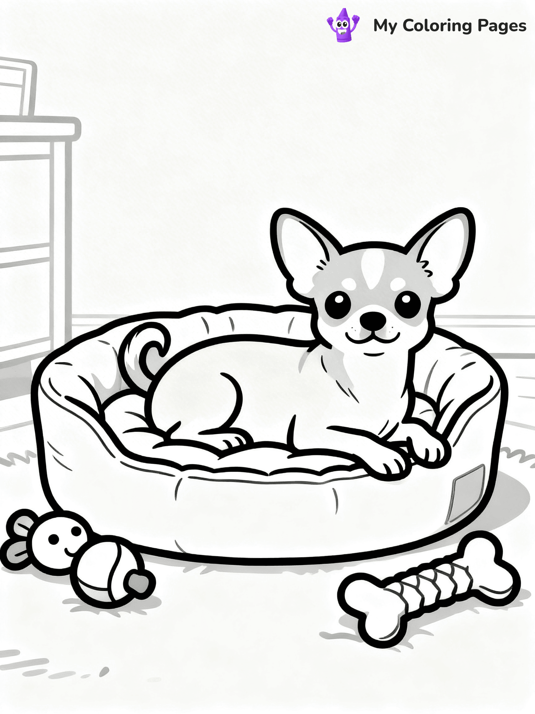 Chihuahua Coloring Pages - 26