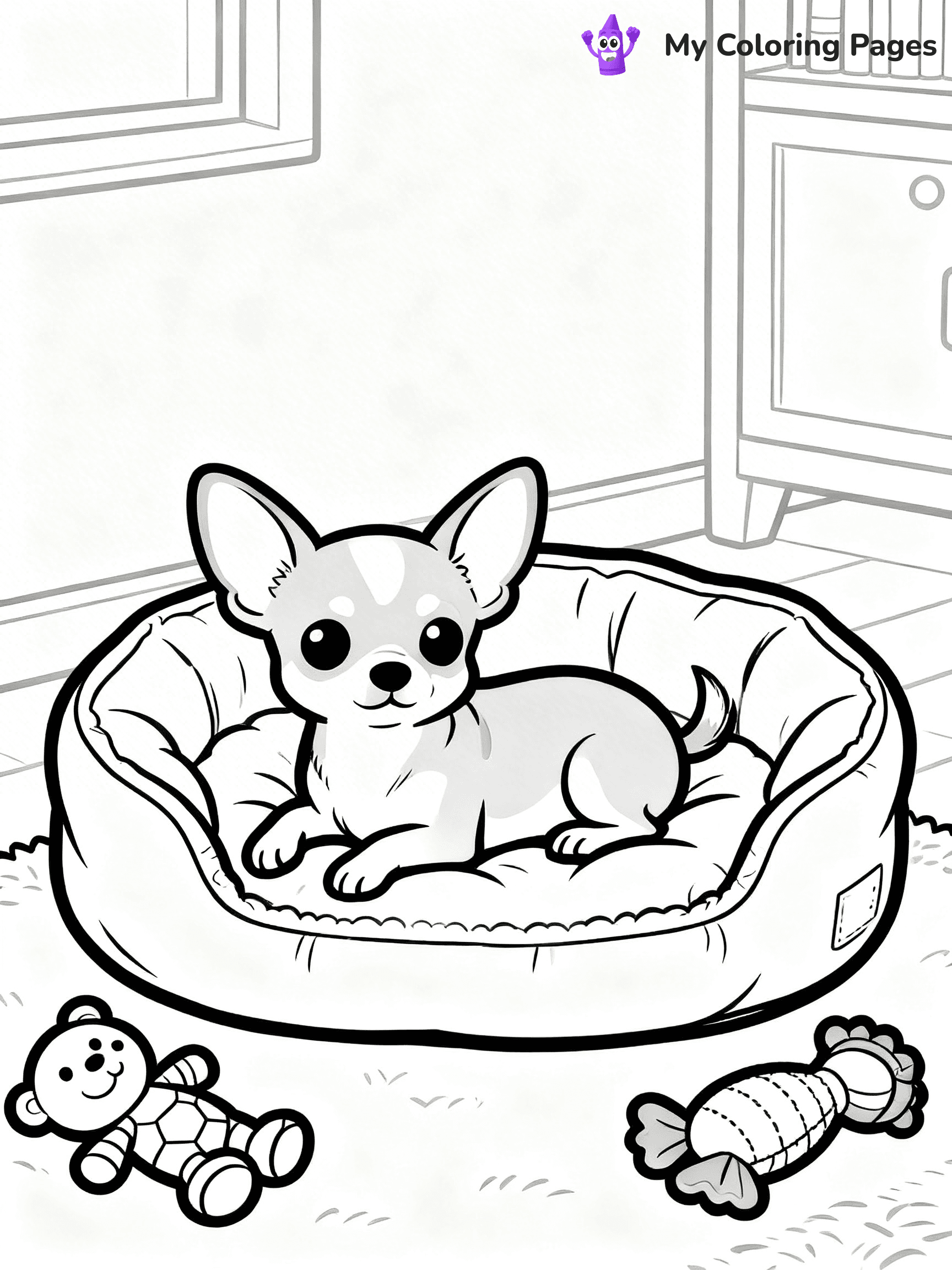 Chihuahua Coloring Pages - 24