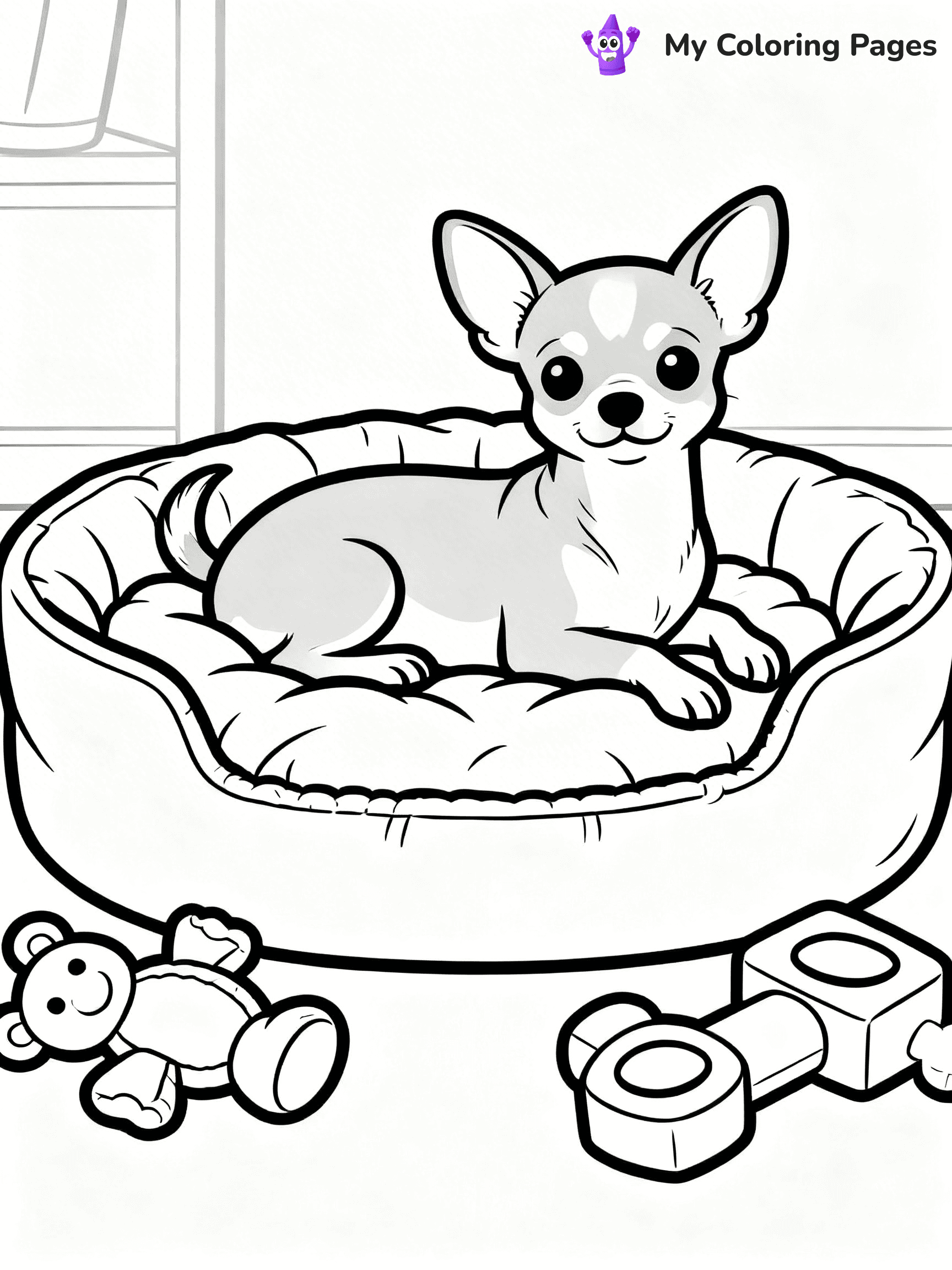 Chihuahua Coloring Pages - 23