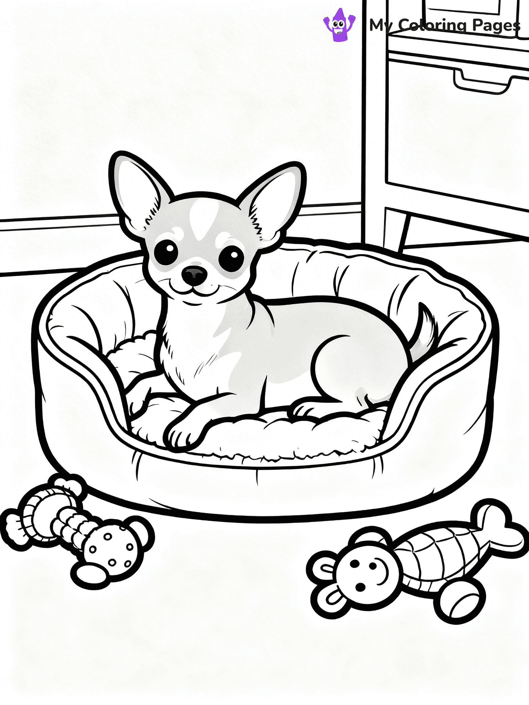 Chihuahua Coloring Pages - 22