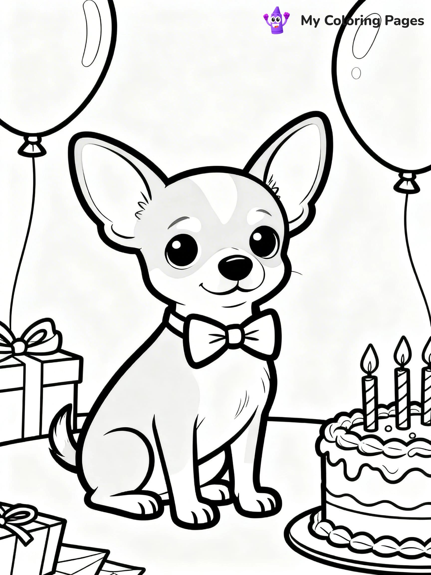 Chihuahua Coloring Pages - 12