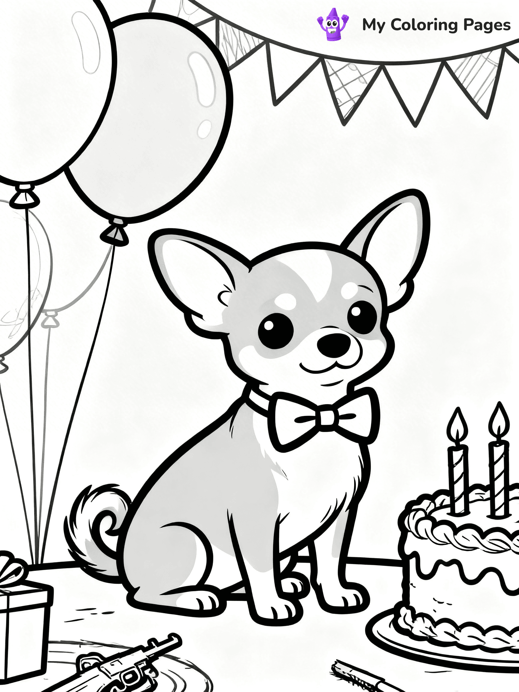Chihuahua Coloring Pages - 11
