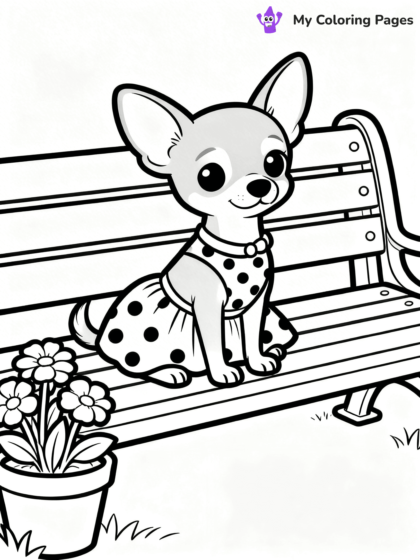 Chihuahua Coloring Pages - 3