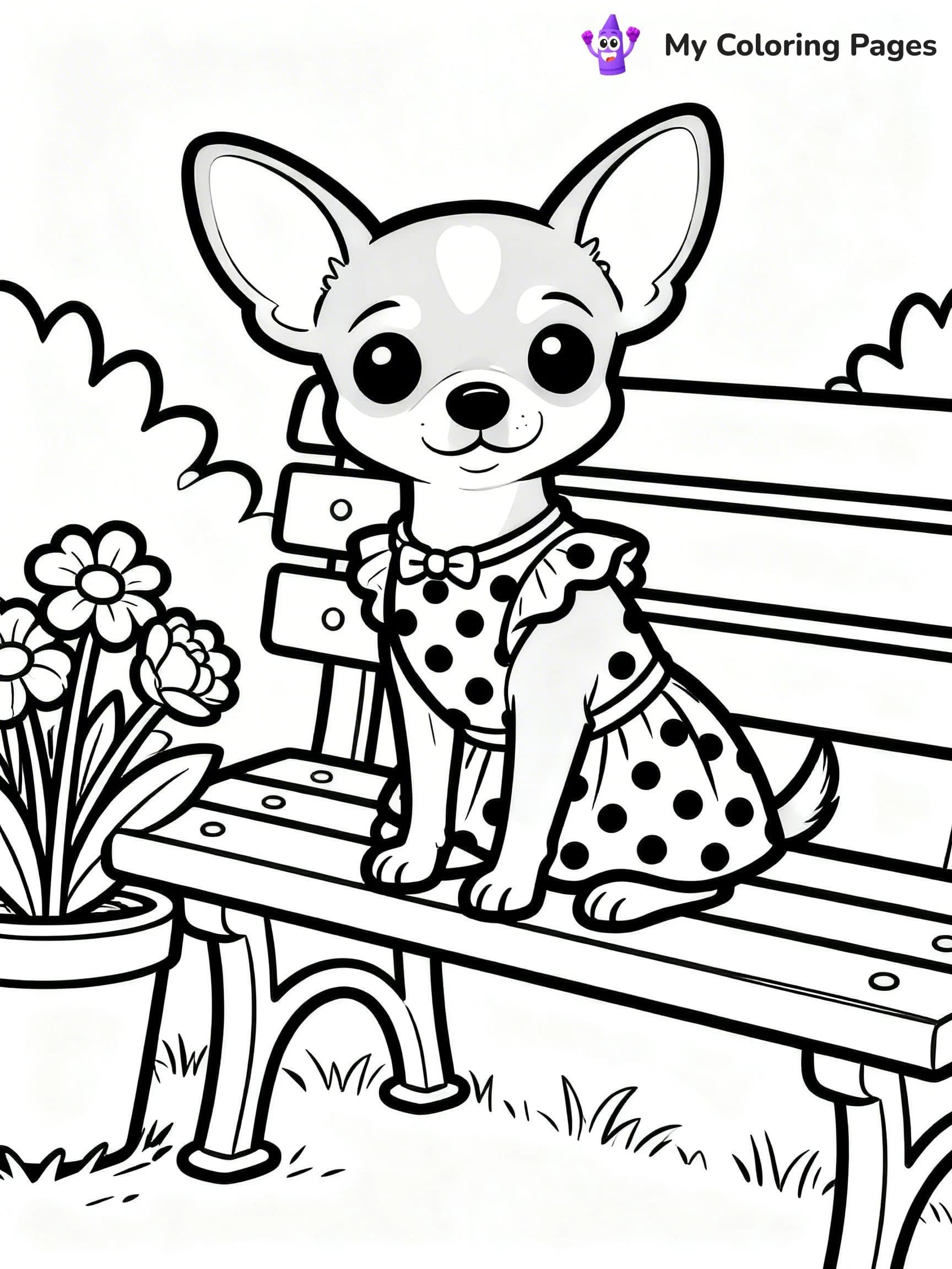 Chihuahua Coloring Pages - 2