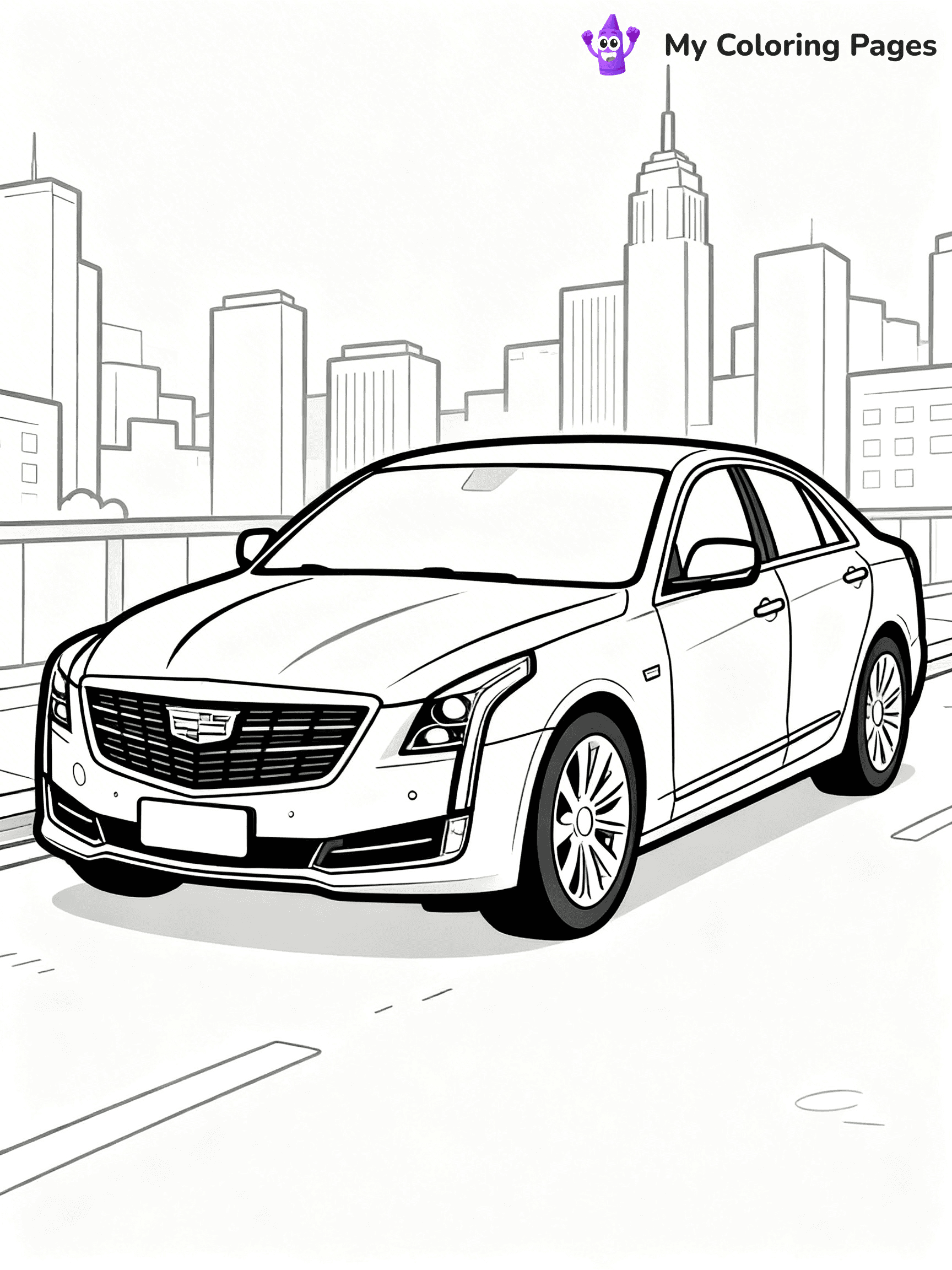 Cadillac Coloring Pages - 13