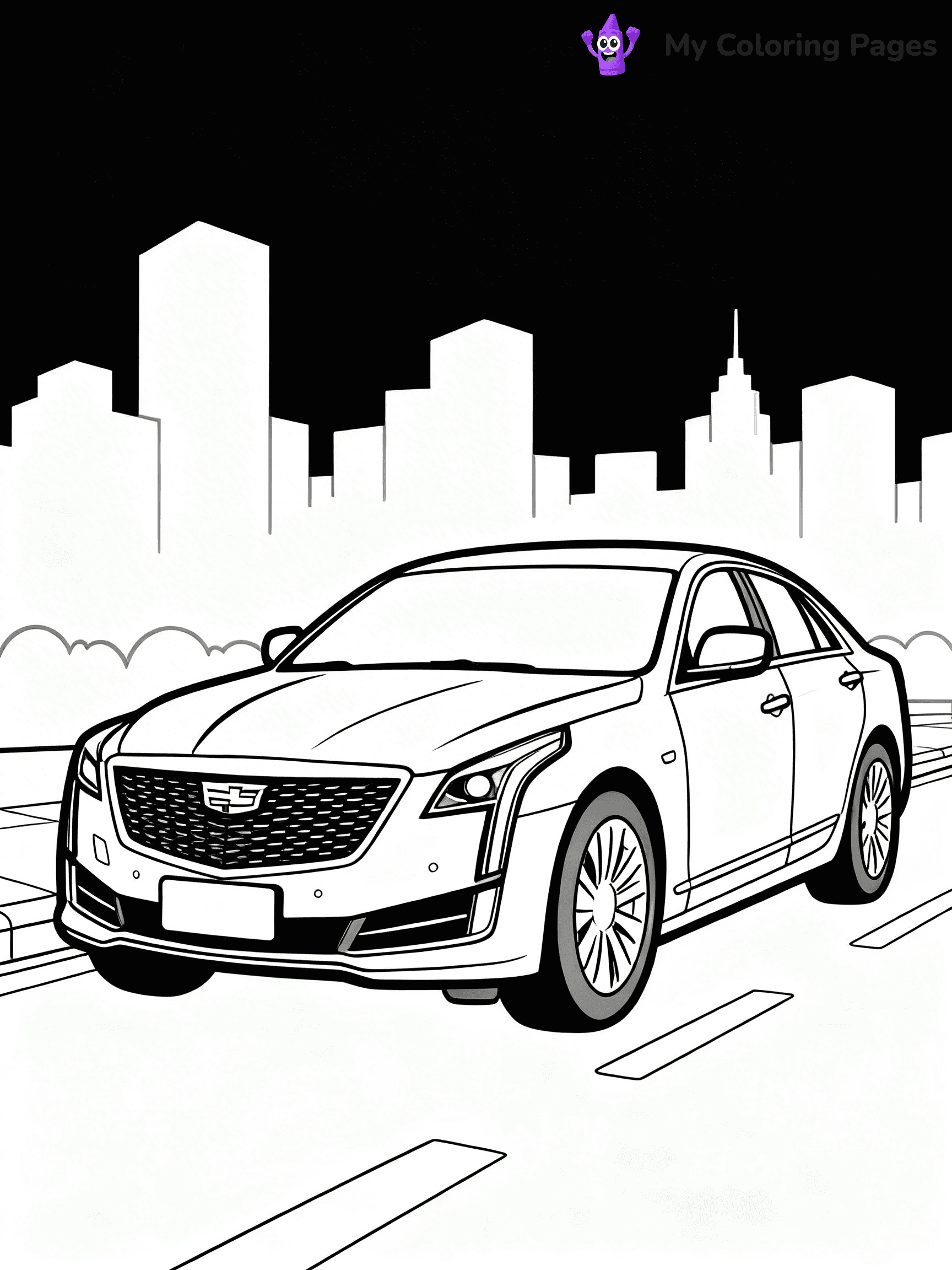 Cadillac Coloring Pages - 12