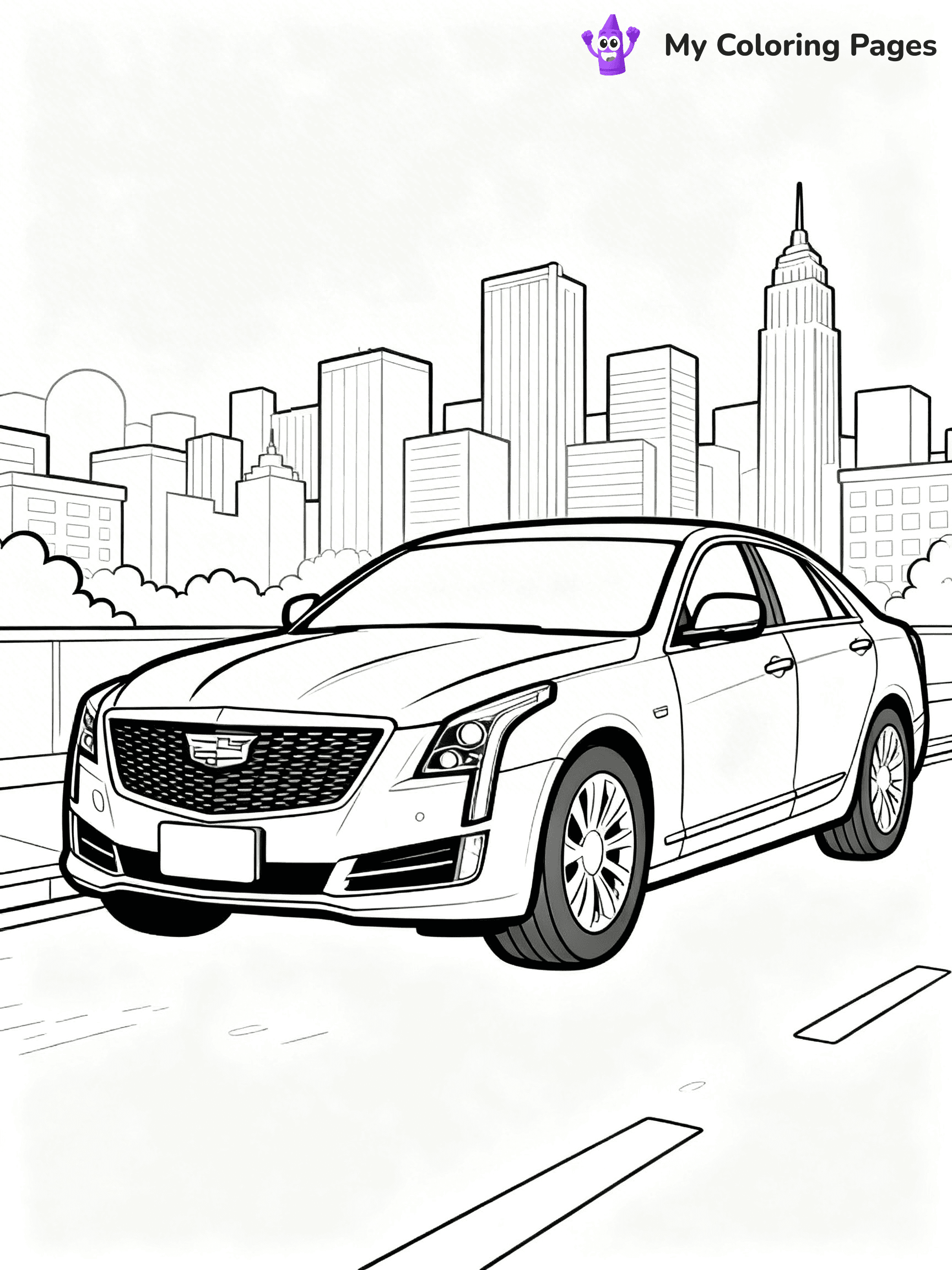 Cadillac Coloring Pages - 11