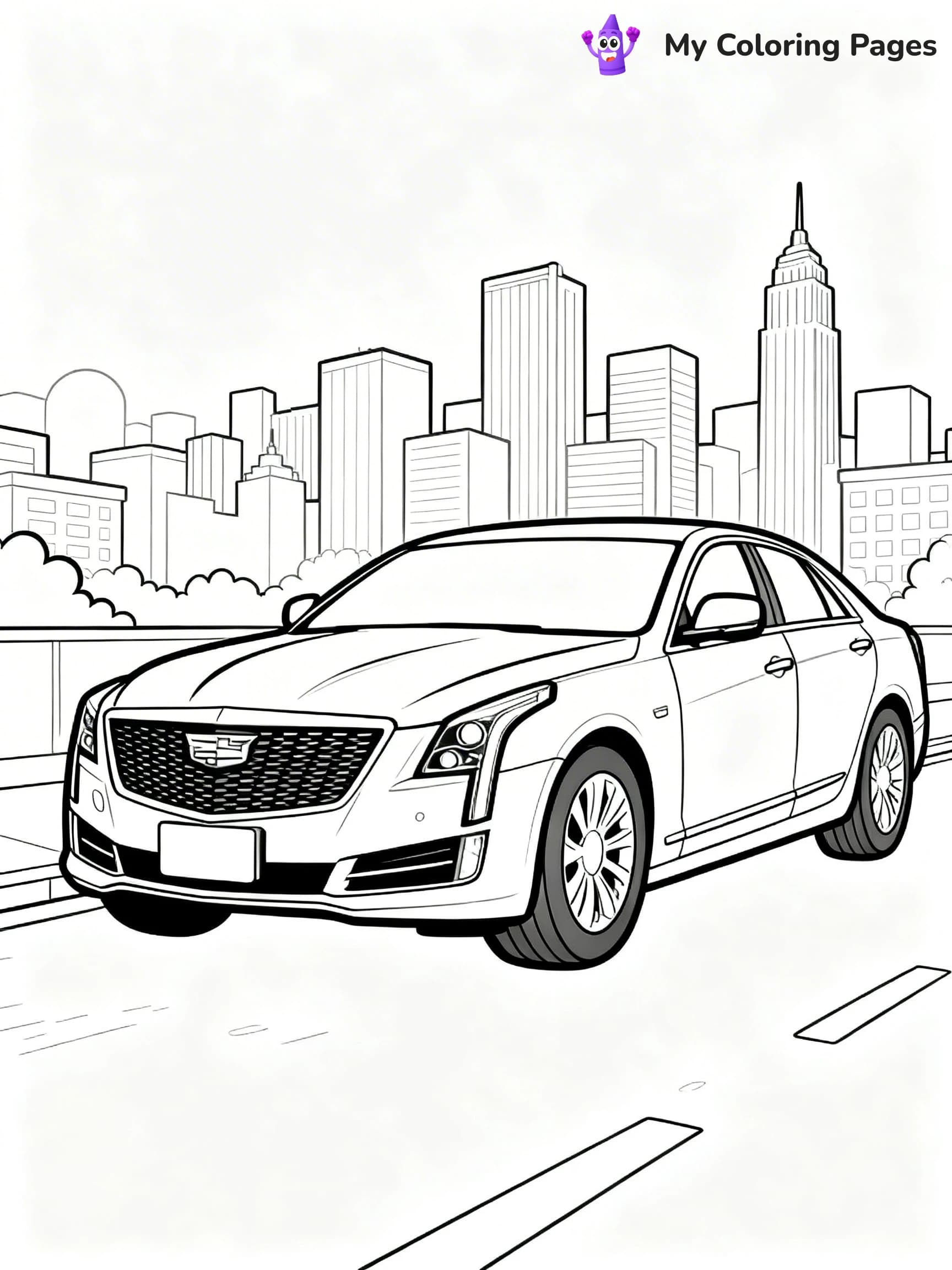 Cadillac Coloring Pages - 11
