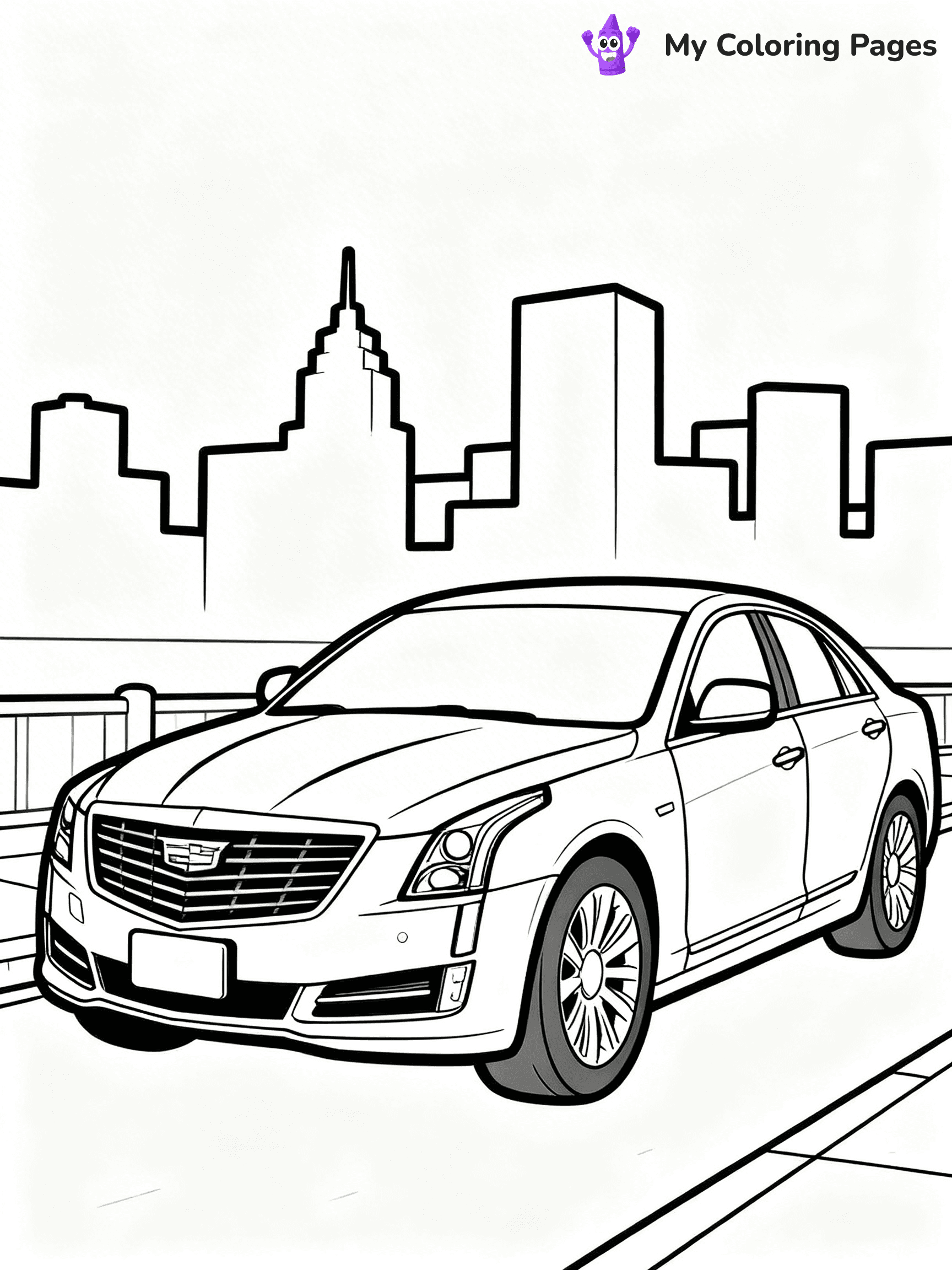 Cadillac Coloring Pages - 10