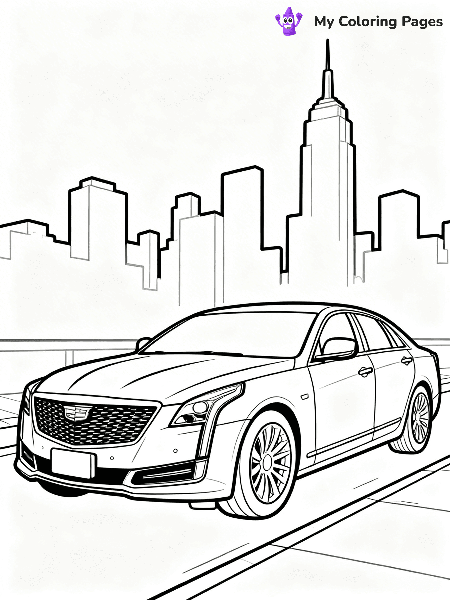 Cadillac Coloring Pages - 9