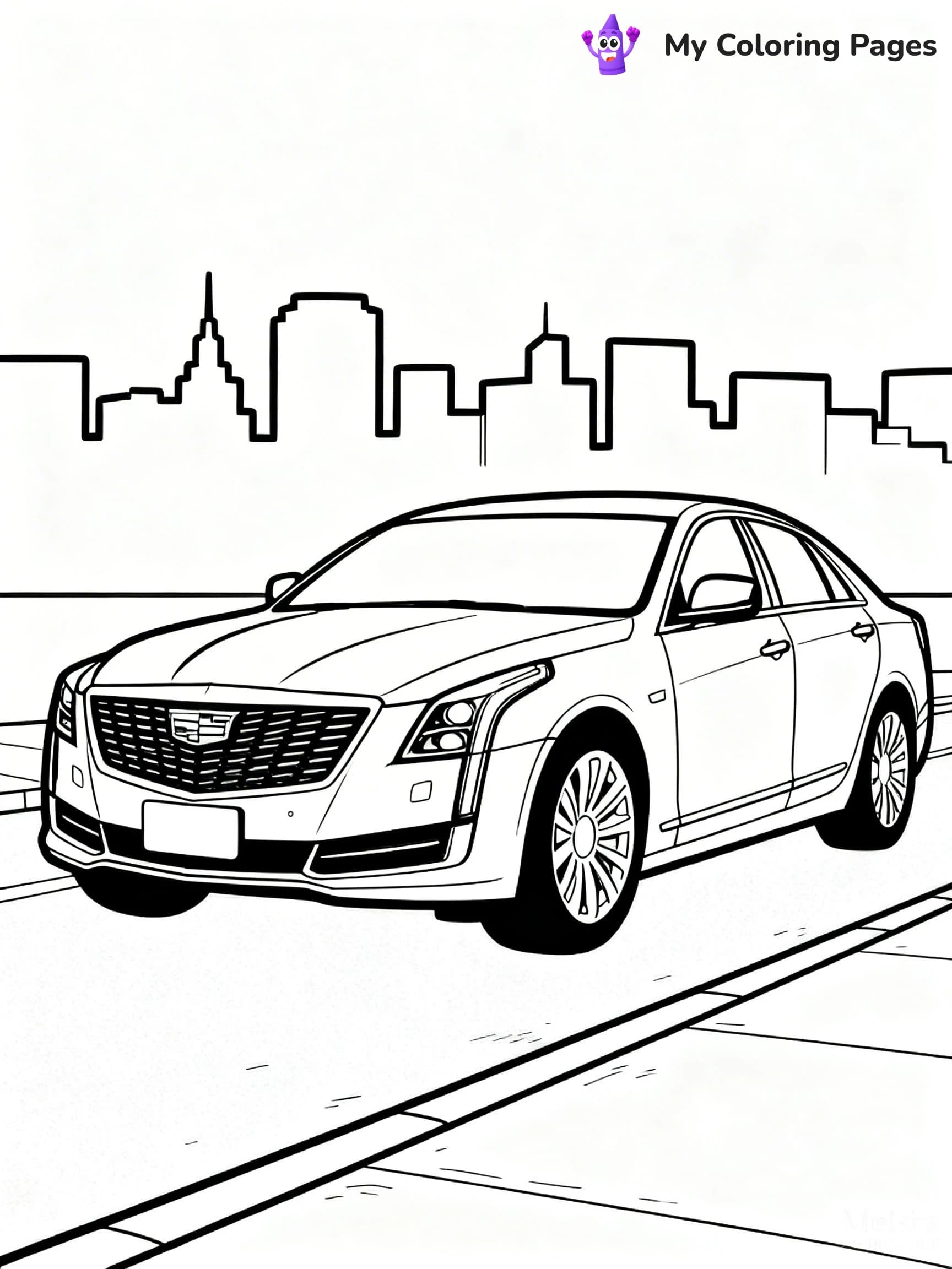 Cadillac Coloring Pages - 8