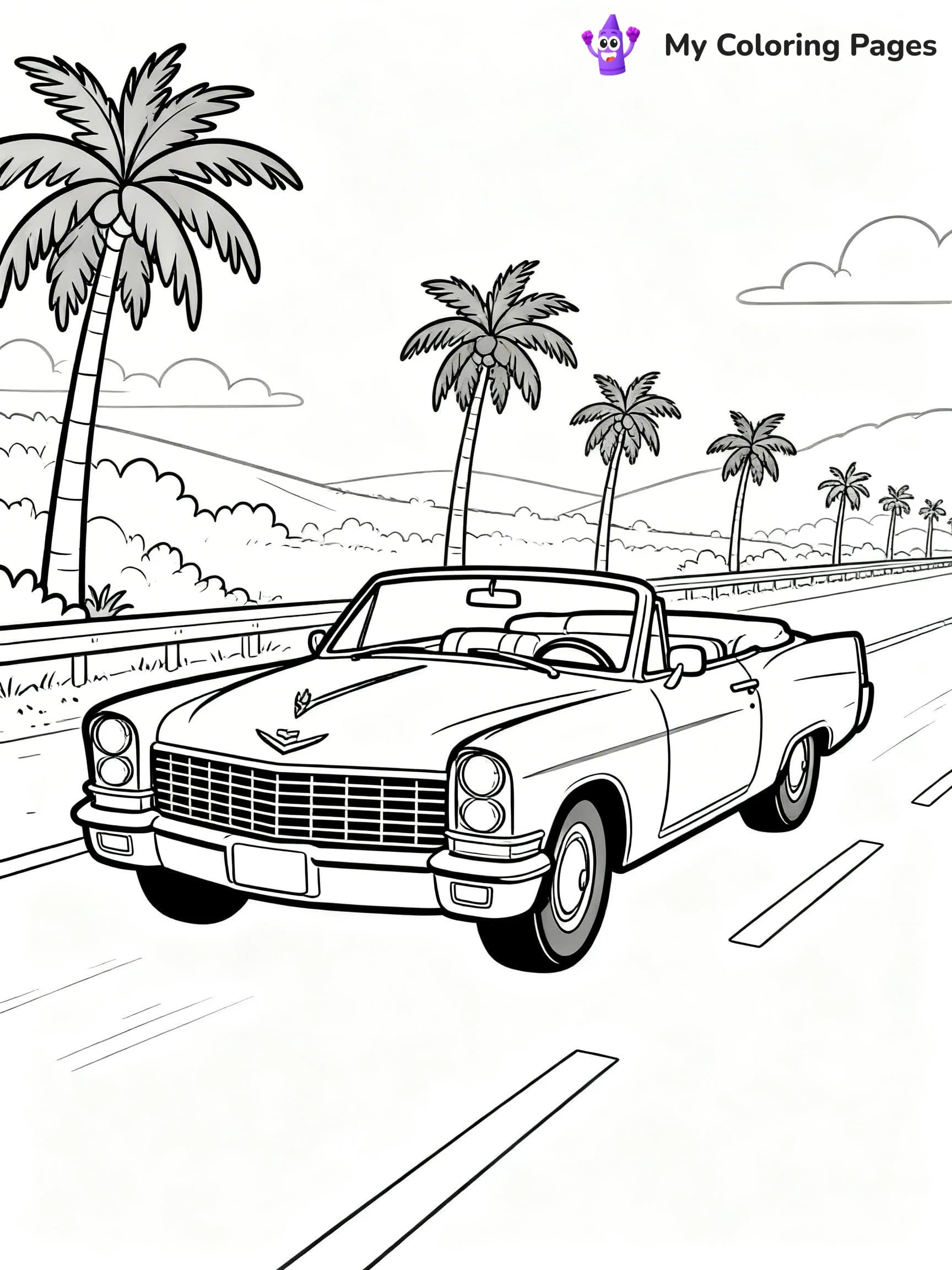 Cadillac Coloring Pages - 7