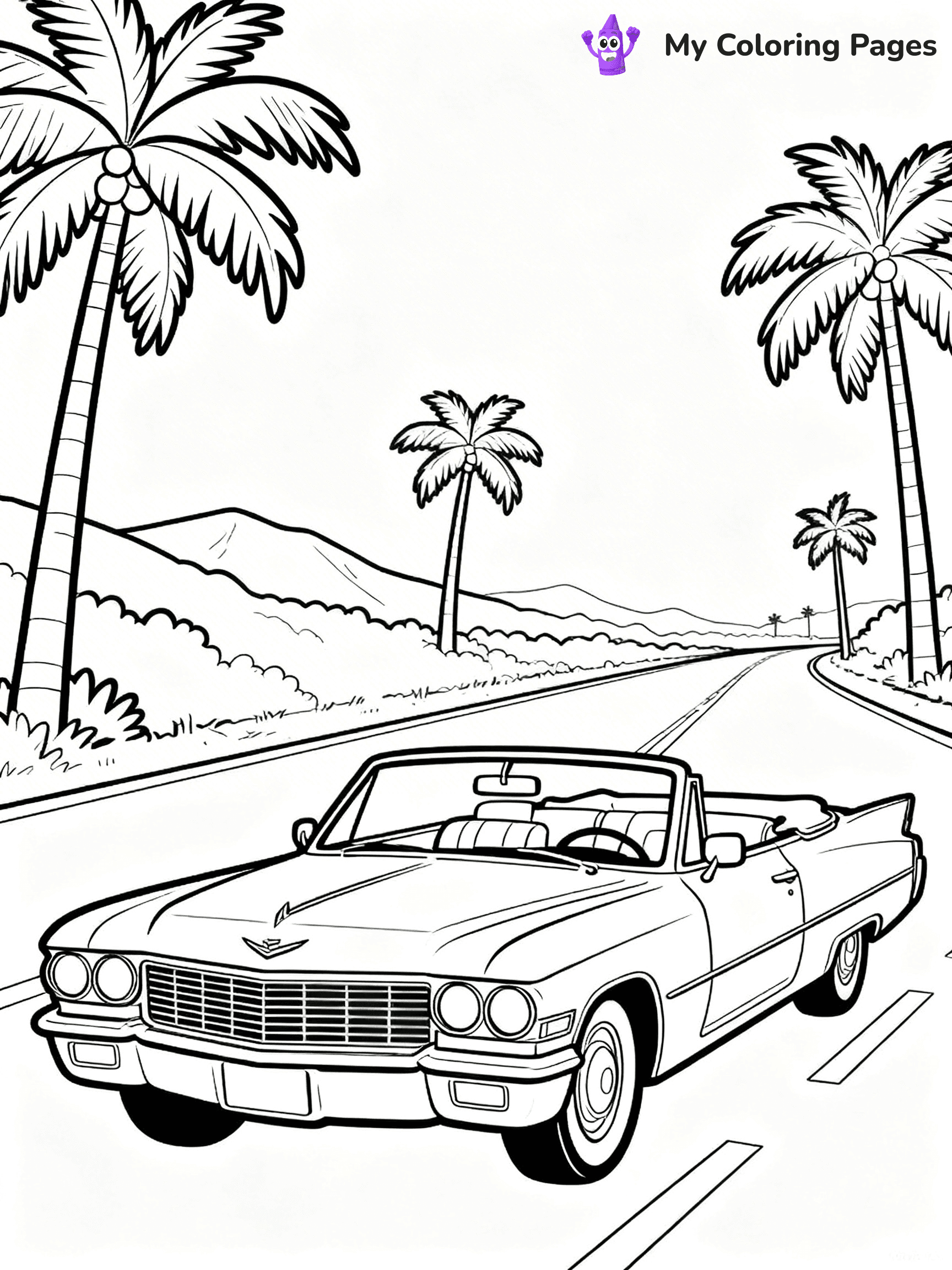 Cadillac Coloring Pages - 3