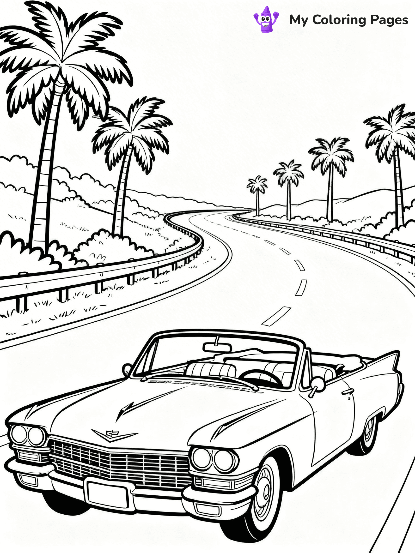Cadillac Coloring Pages - 1