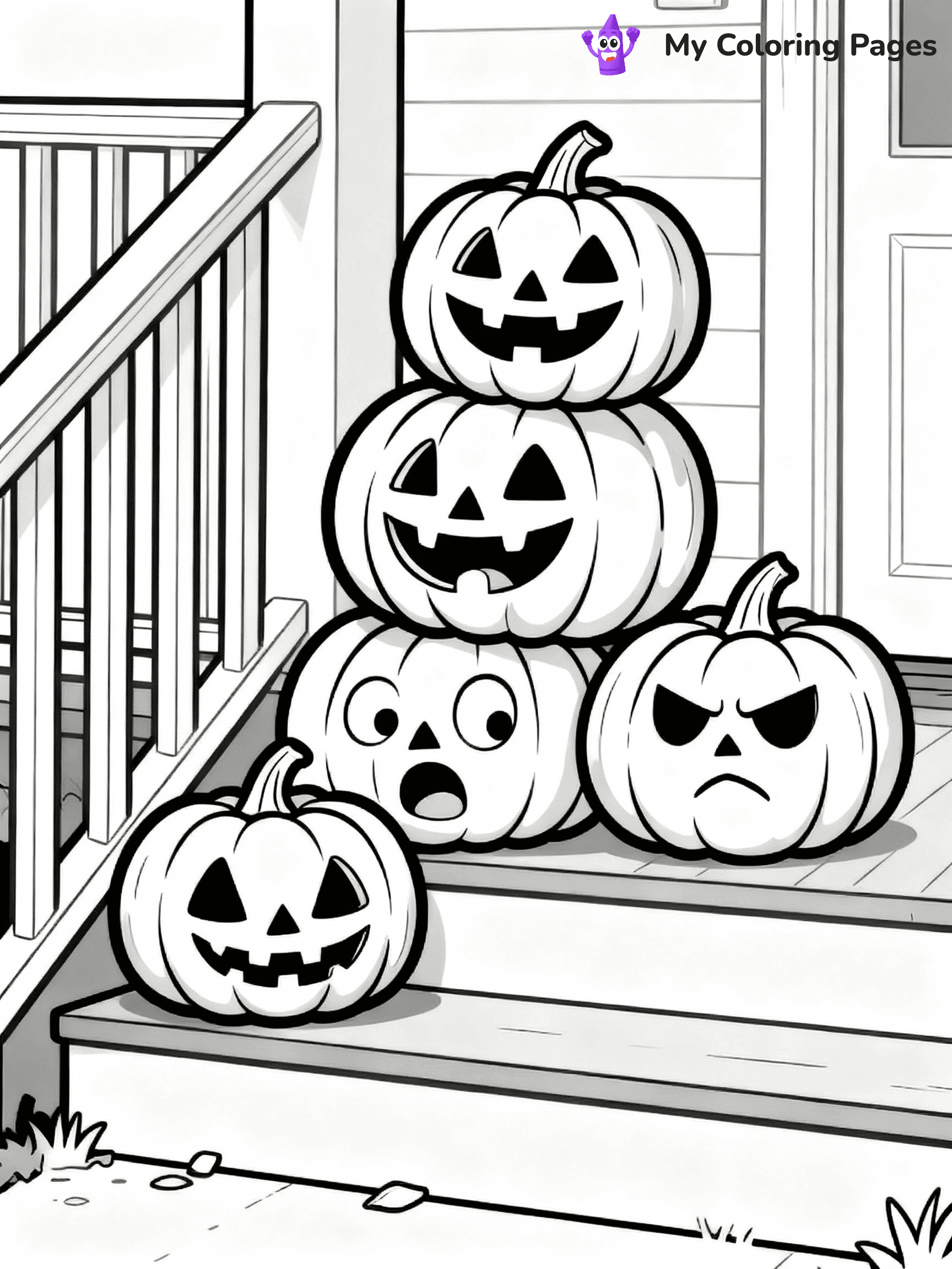 Trick Or Treat Coloring Pages - 40
