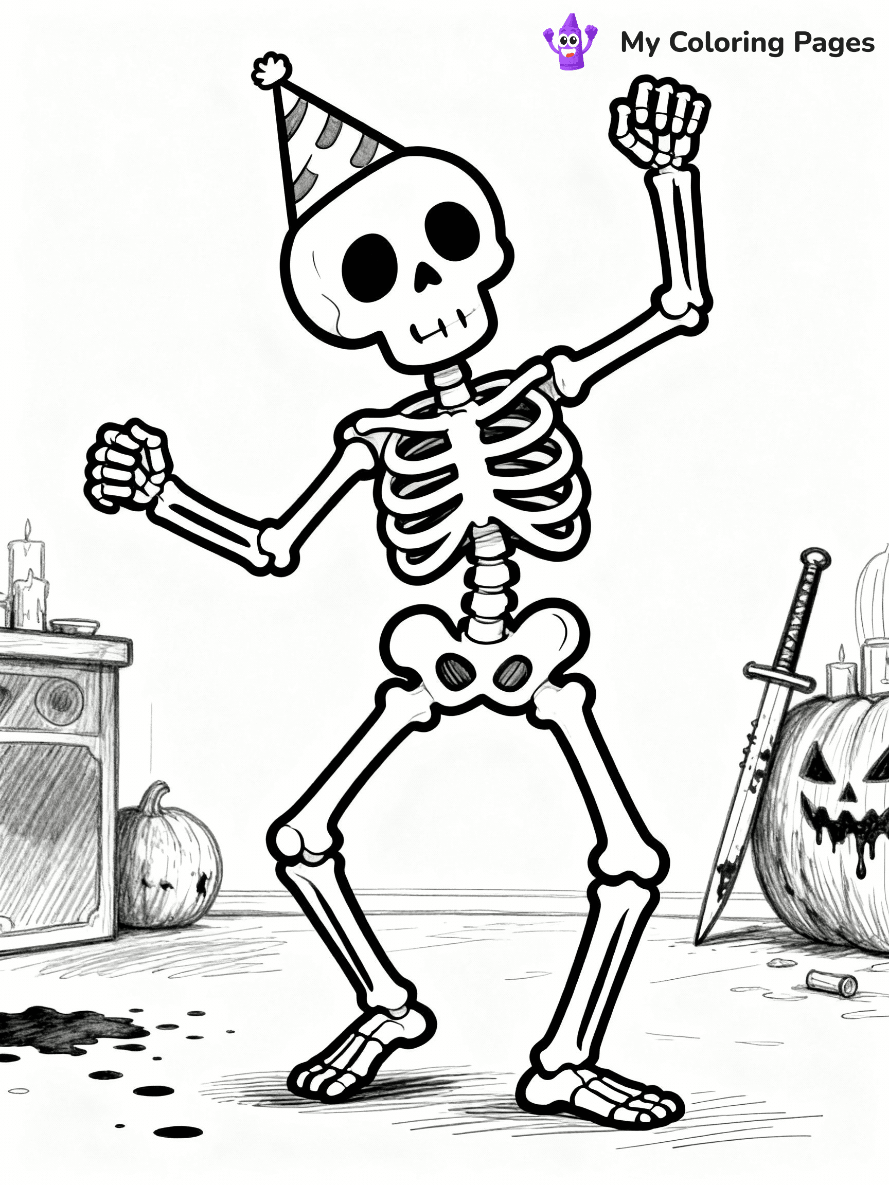 Trick Or Treat Coloring Pages - 13