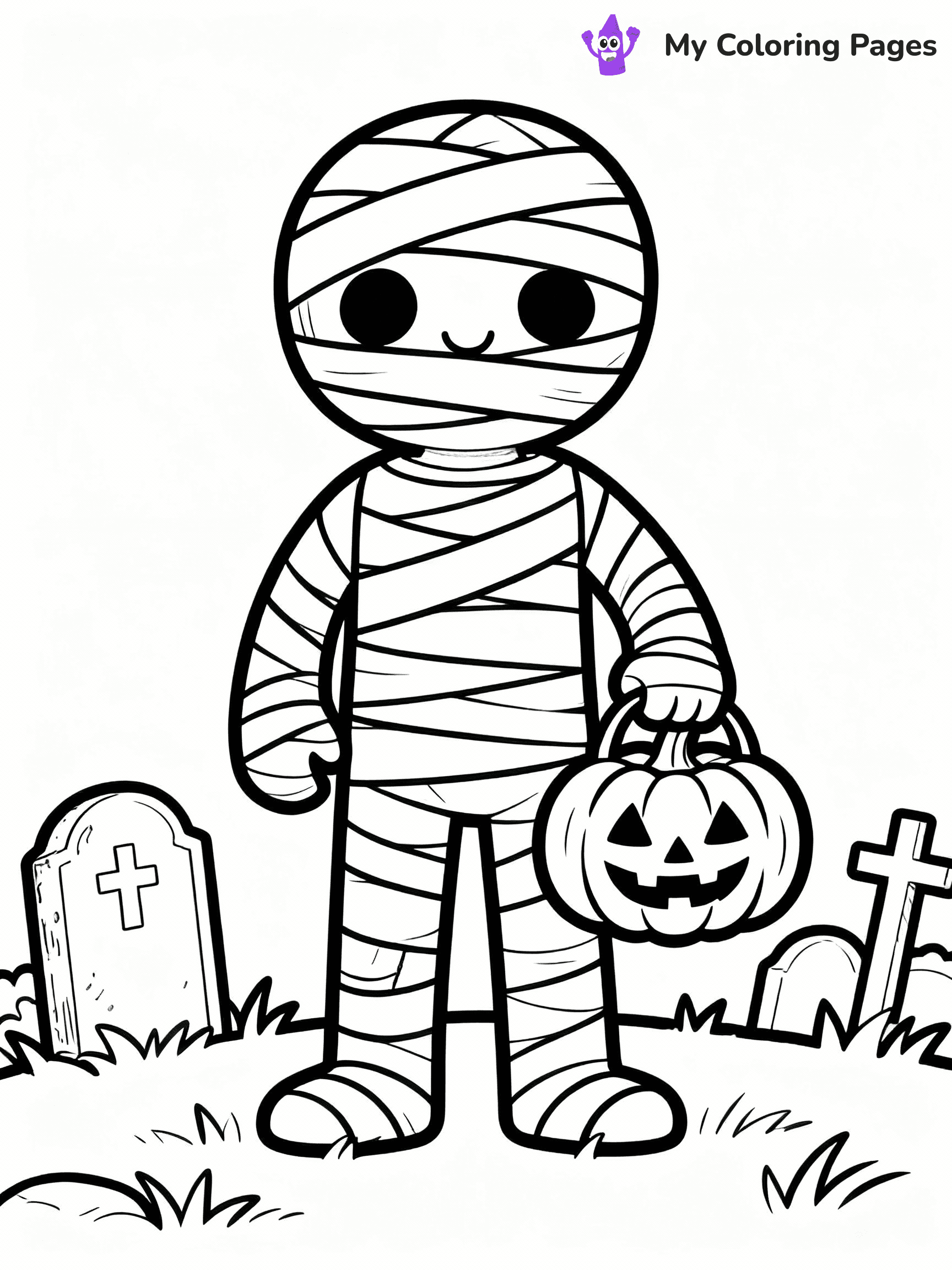 Trick Or Treat Coloring Pages - 5