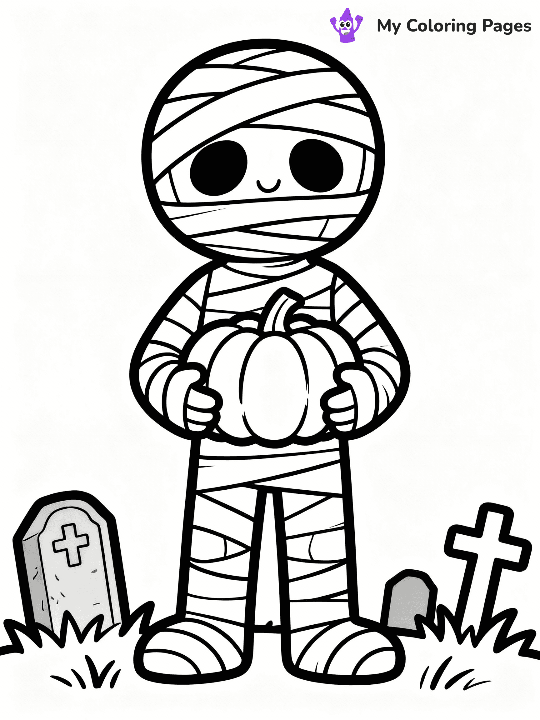 Trick Or Treat Coloring Pages - 2