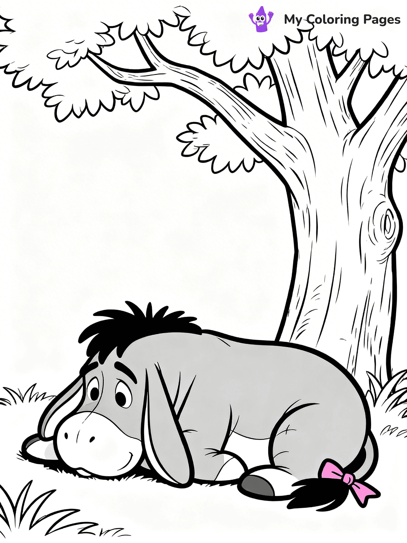 Eeyore Coloring Pages - 29
